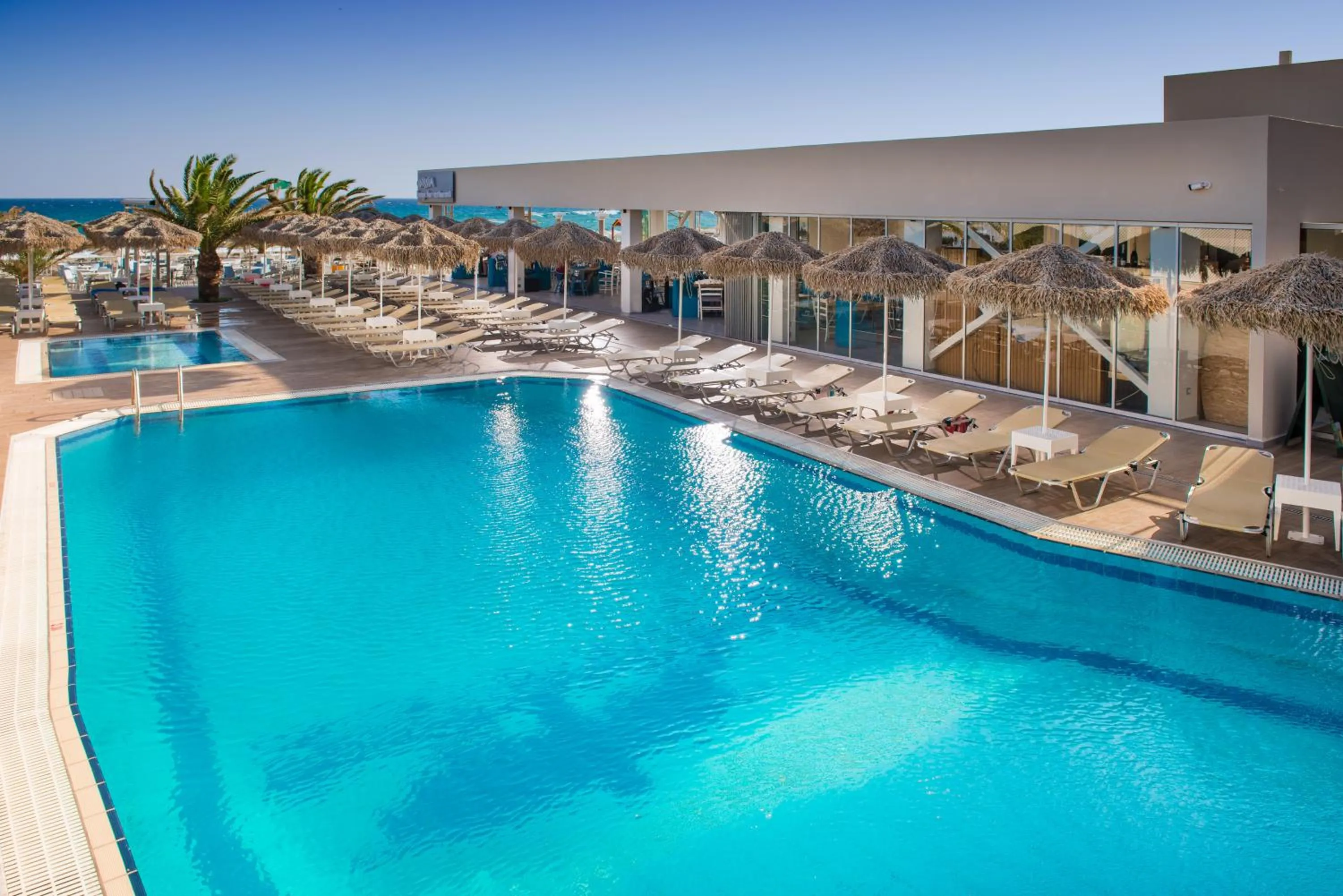 Swimming pool in Odyssia Beach Hotel