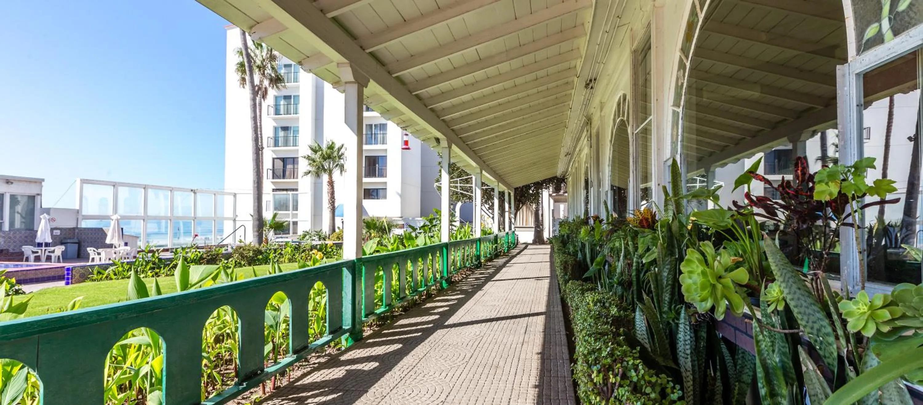 Garden in Rosarito Beach Hotel