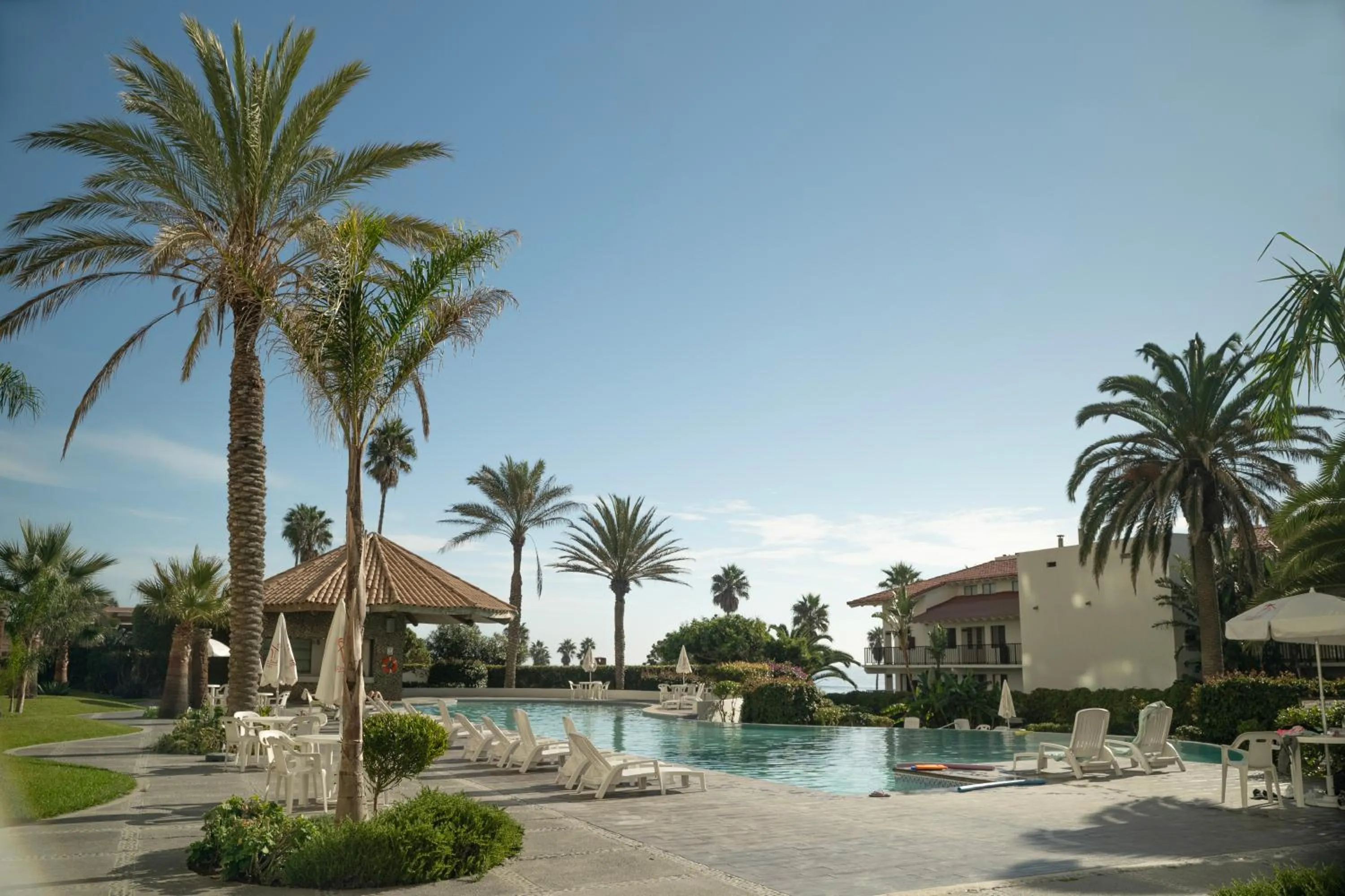 Swimming pool in Rosarito Beach Hotel