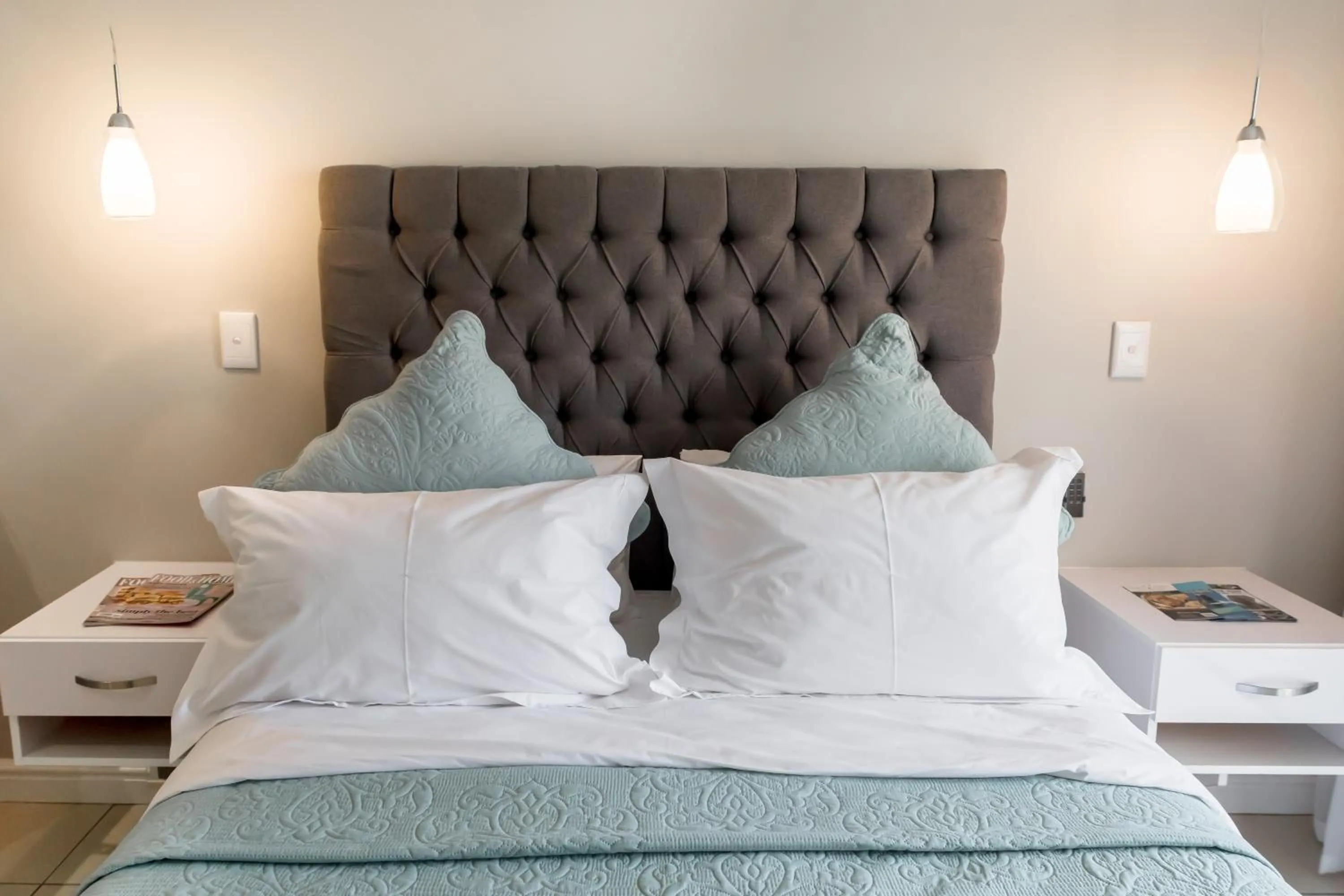 Bed in Wagtails Guest House