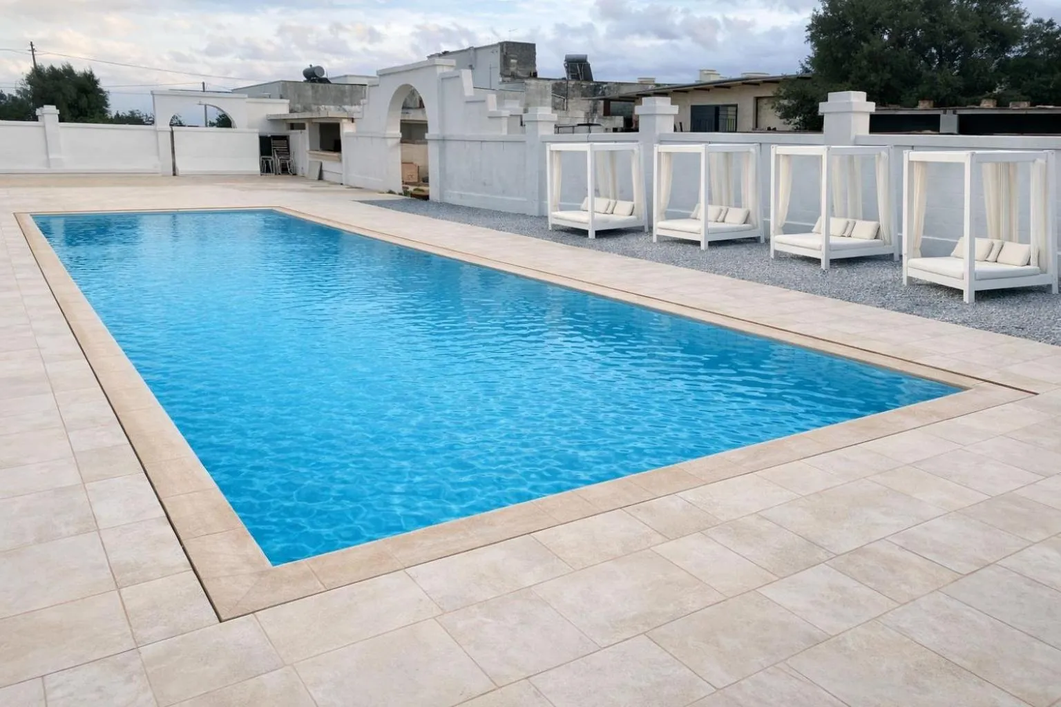 Pool view in Masseria Lama D'impisa