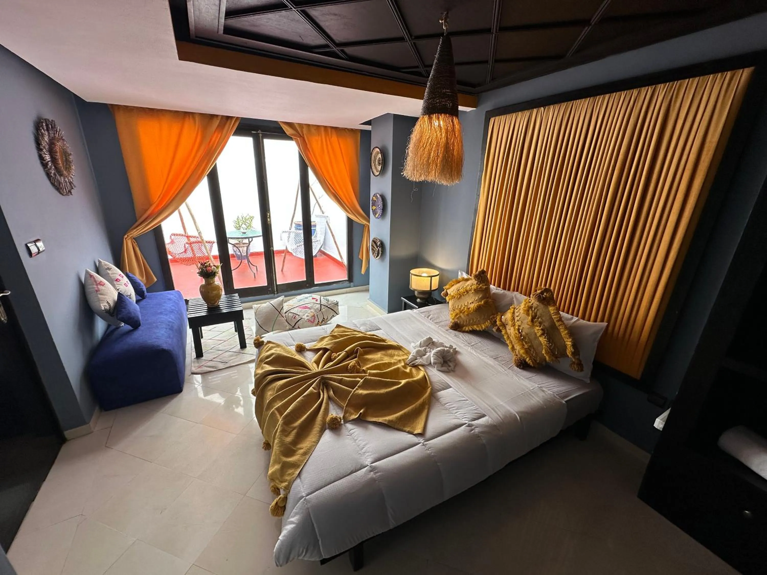 Bedroom, Bed in Riad 7 Pierres