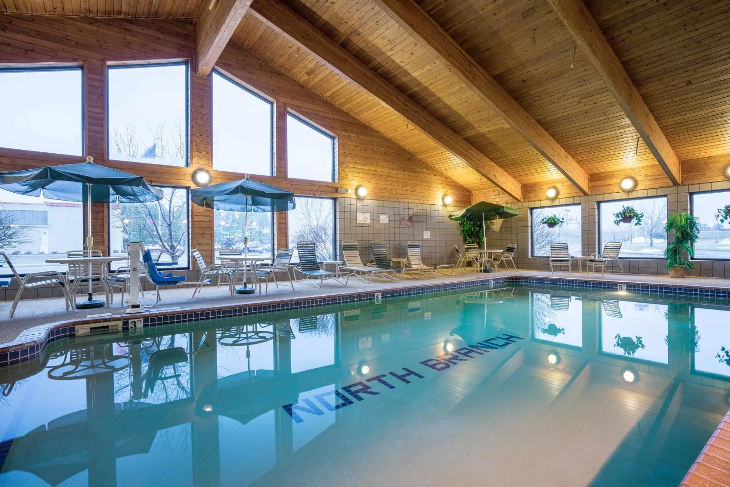 Swimming pool in AmericInn by Wyndham North Branch