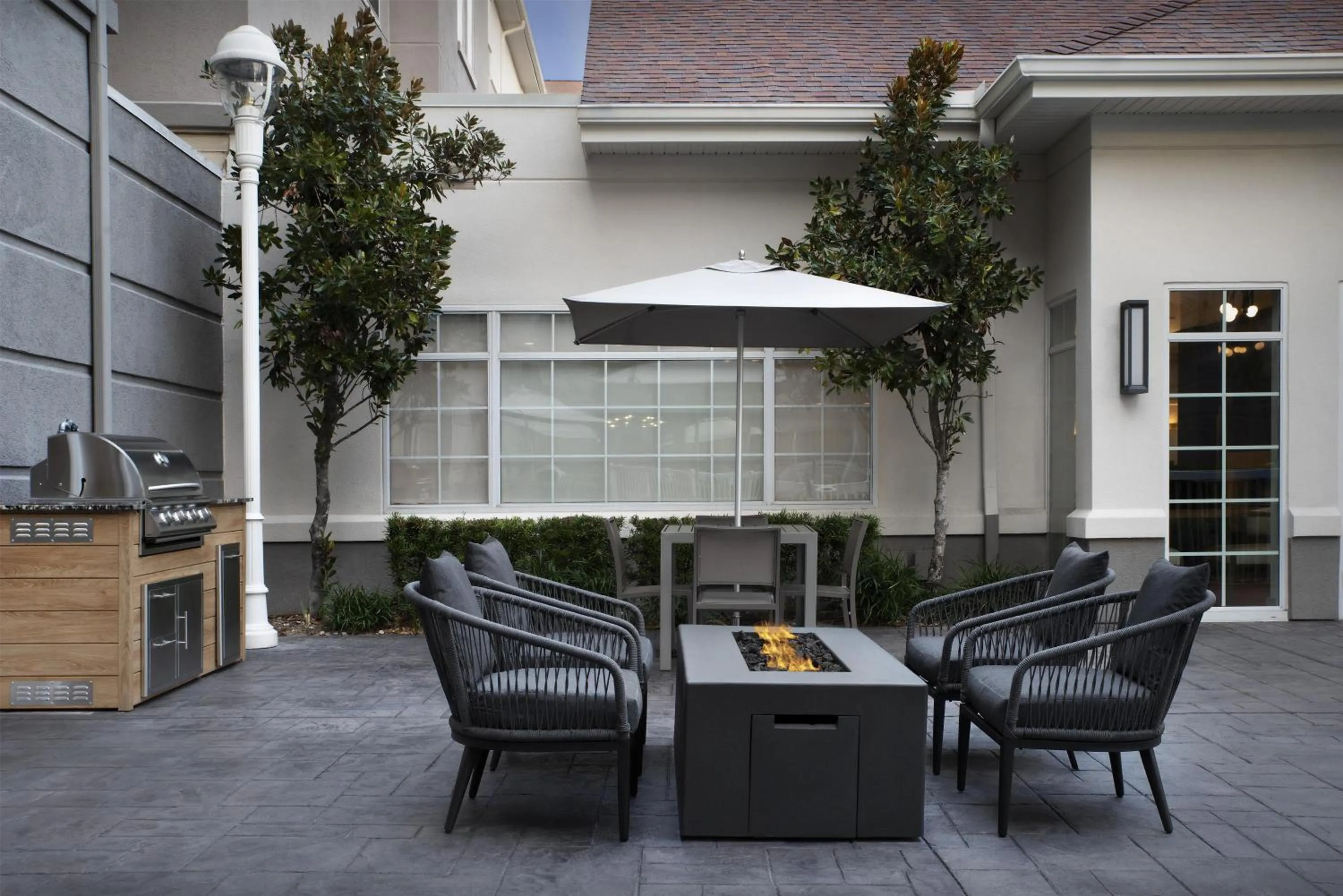 Patio in Homewood Suites by Hilton Orlando Airport