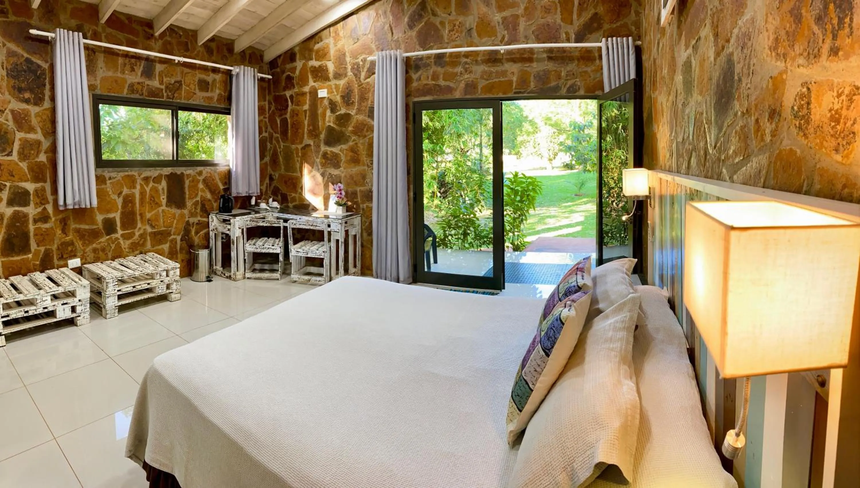 Bed in Posada 21 Oranges