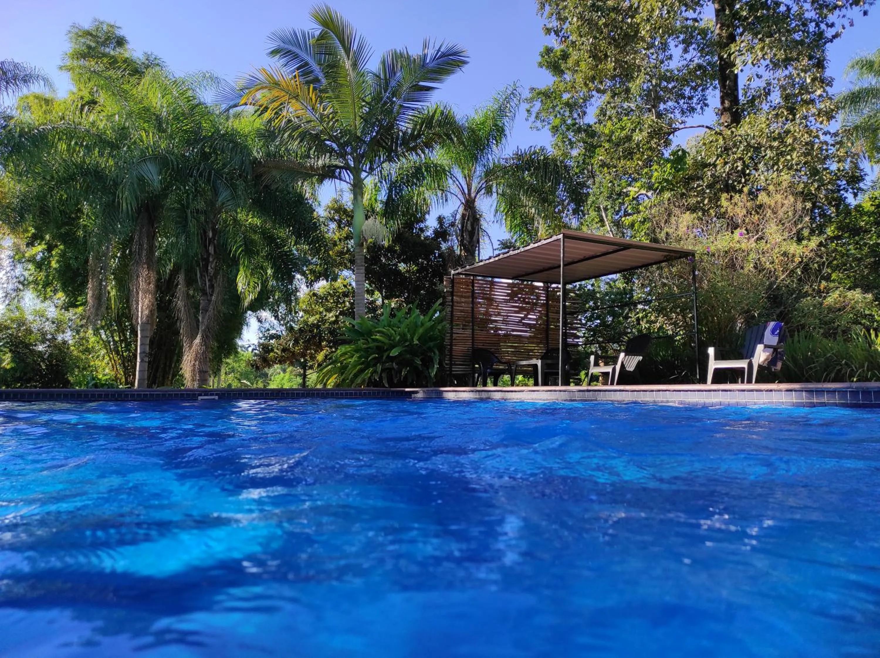 Garden view in Posada 21 Oranges