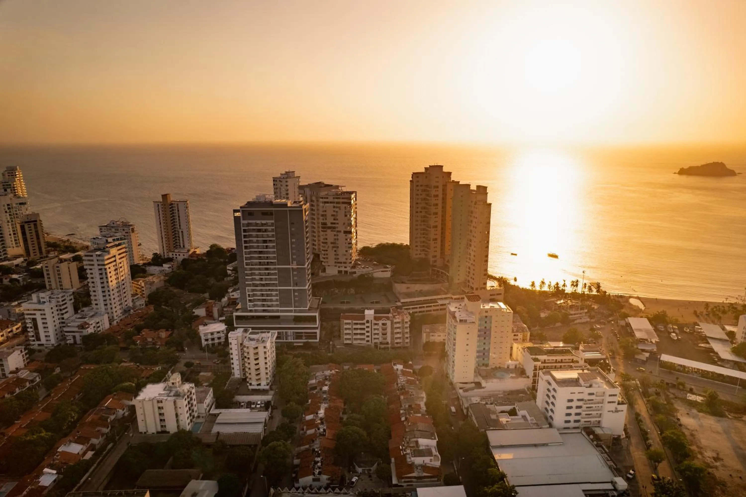Sunset in Aparta Hotel Roca Marina