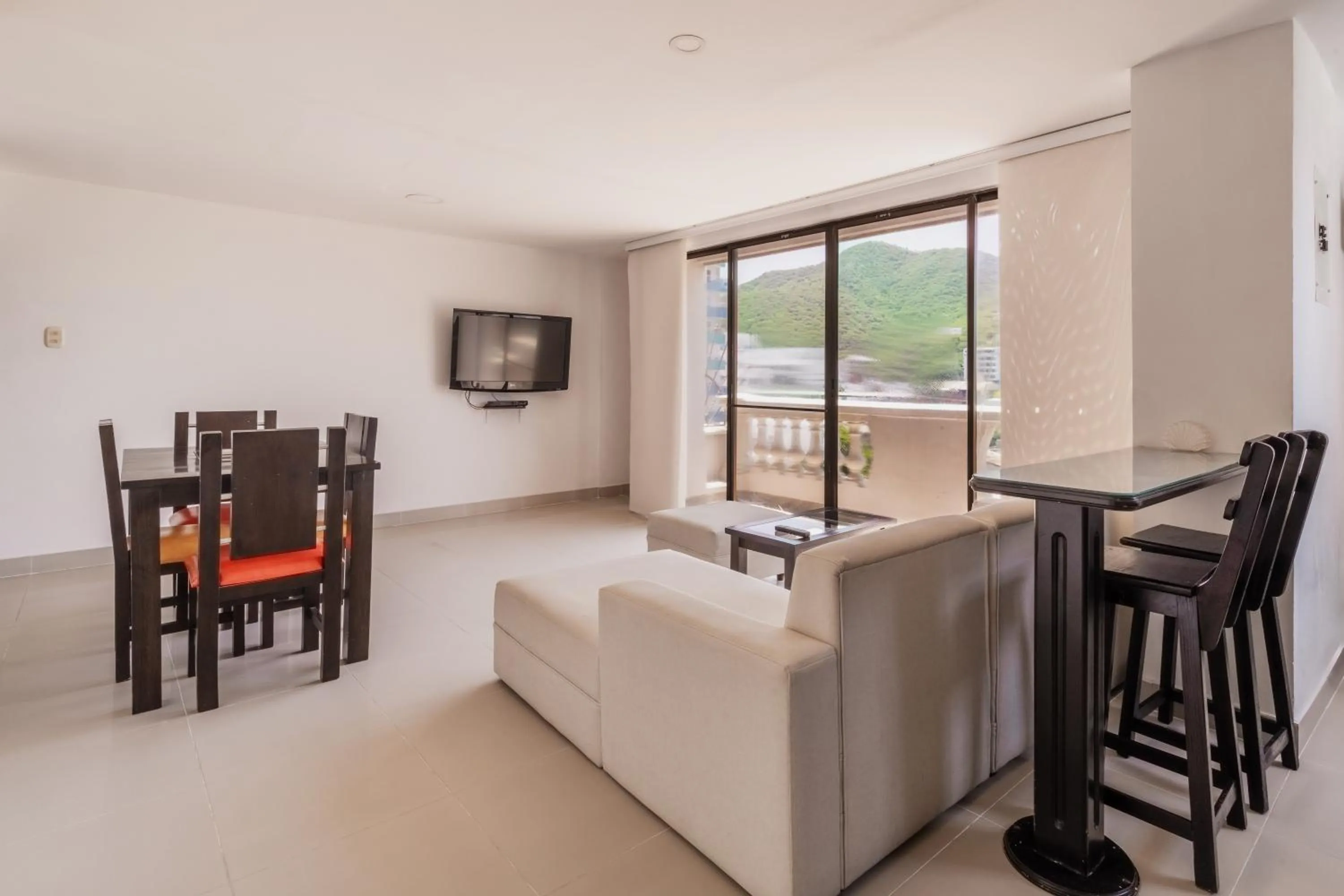 Living room in Aparta Hotel Roca Marina