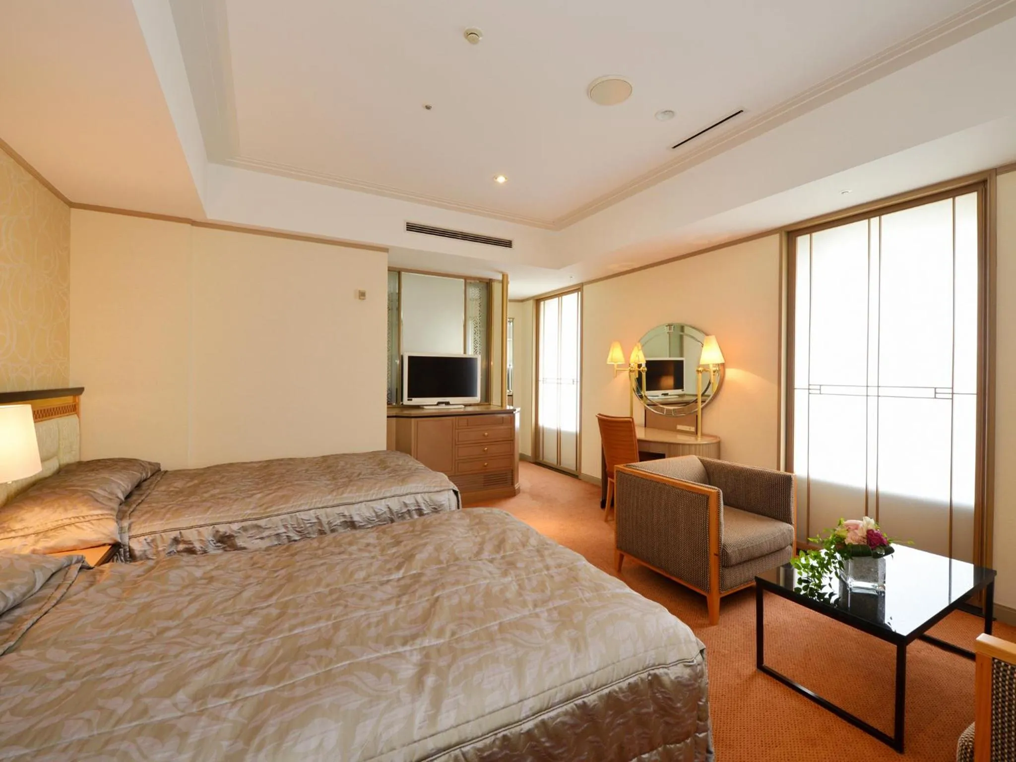 TV and multimedia, Bed in Hotel Crown Palais Kobe