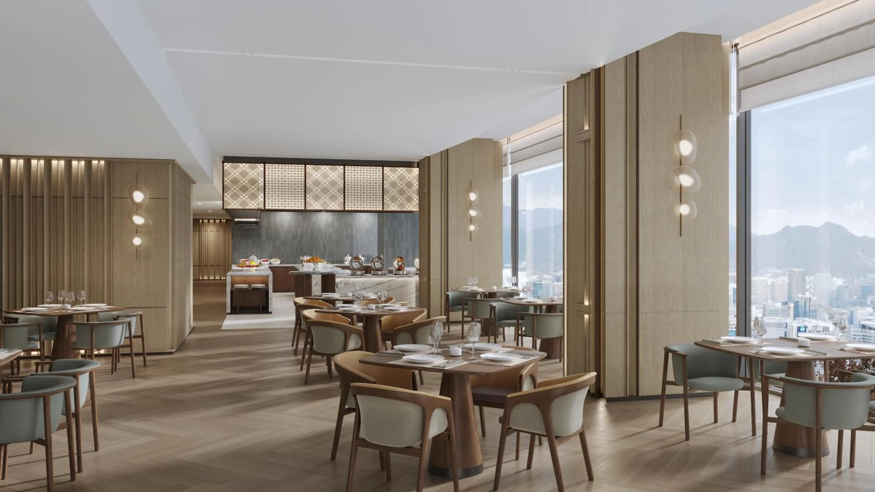 Restaurant/places to eat in Kobe Marriott Hotel