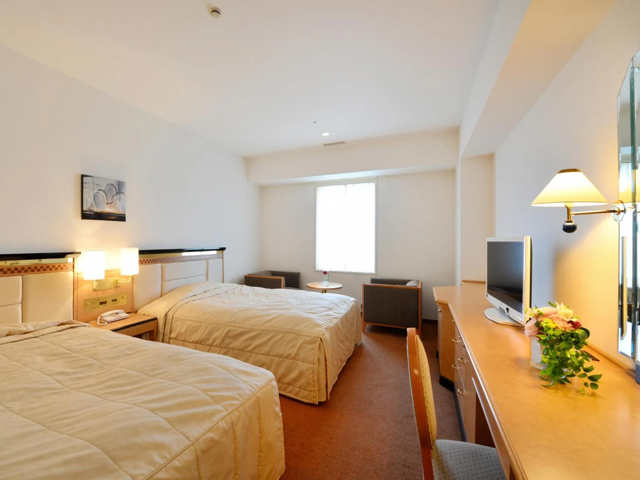 TV and multimedia, Bed in Hotel Crown Palais Kobe