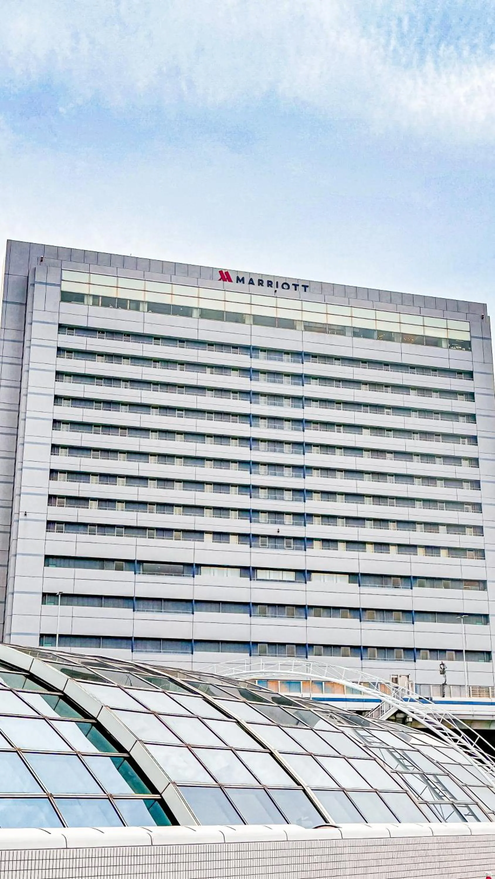 Property building in Kobe Marriott Hotel