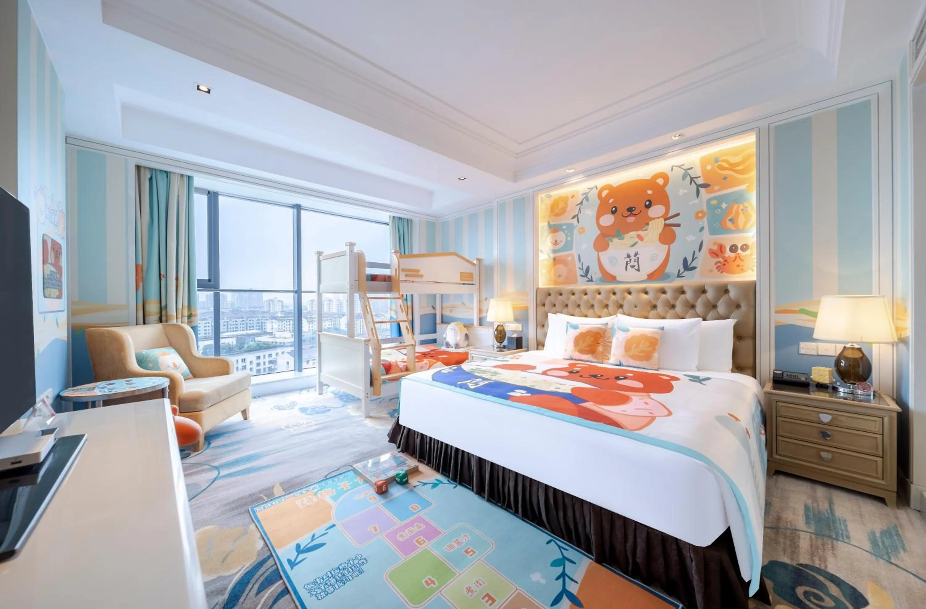 Bed in Tonino Lamborghini Hotel Kunshan City Center