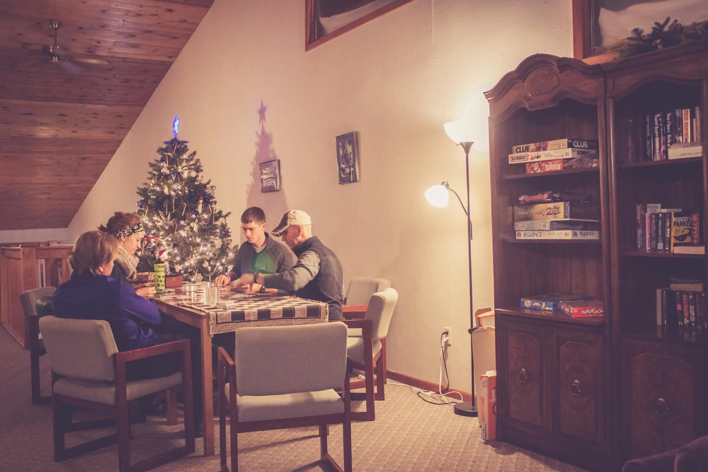 Communal lounge/ TV room in North Ironwood Acres - Black River Lodge