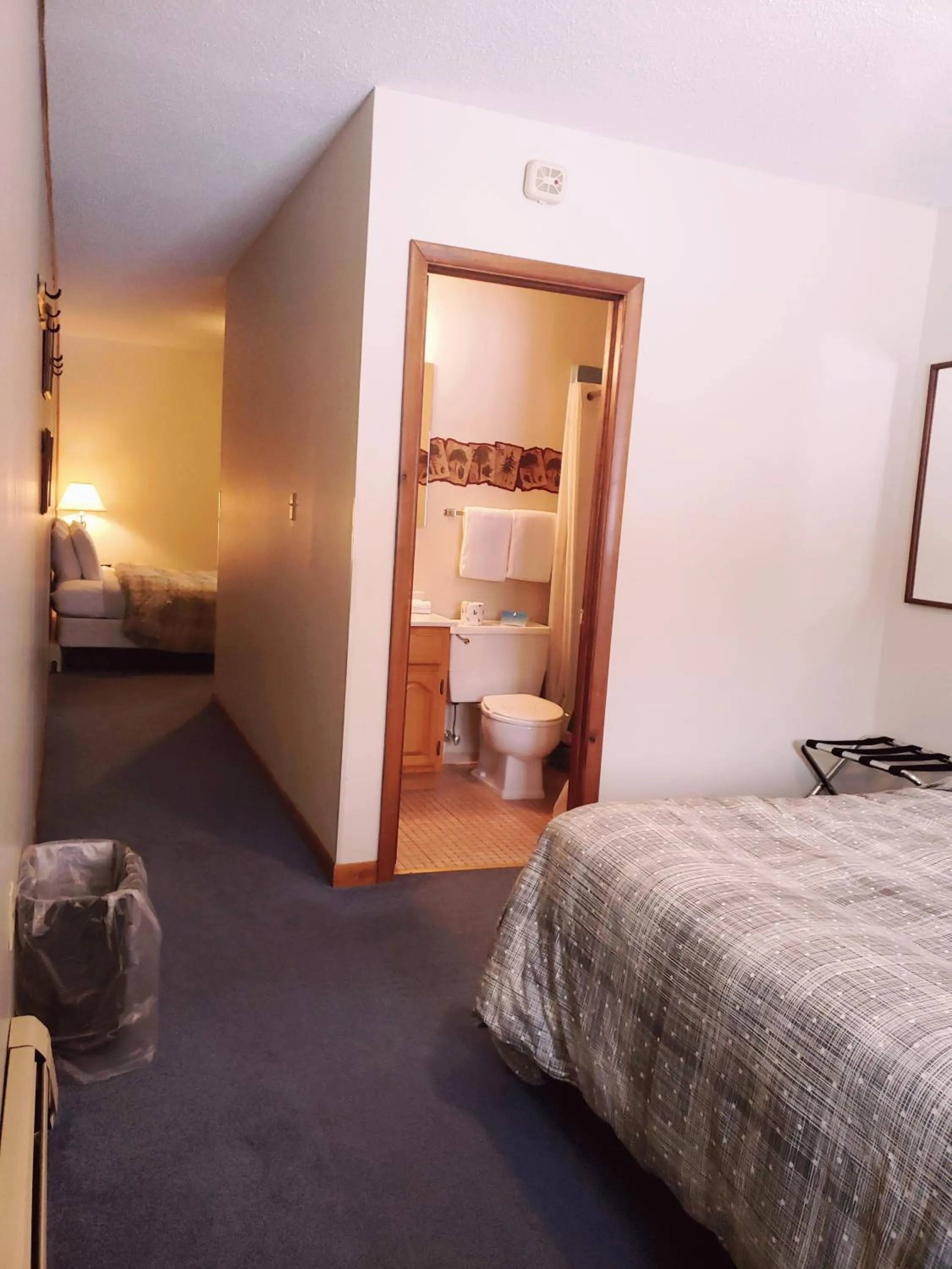 Bathroom, Bed in North Ironwood Acres - Black River Lodge
