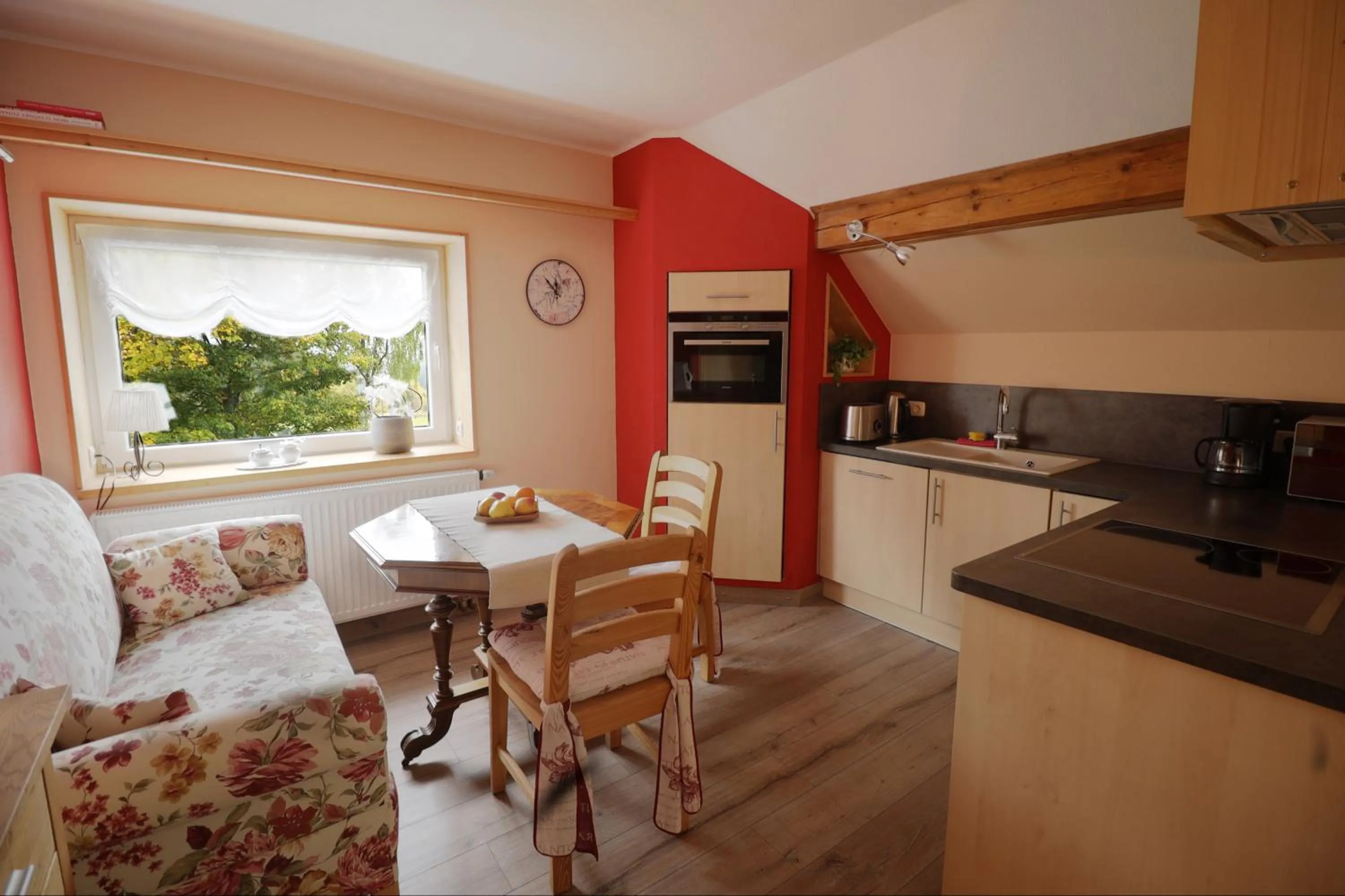 Kitchen or kitchenette in Hotel Heilbrunnen