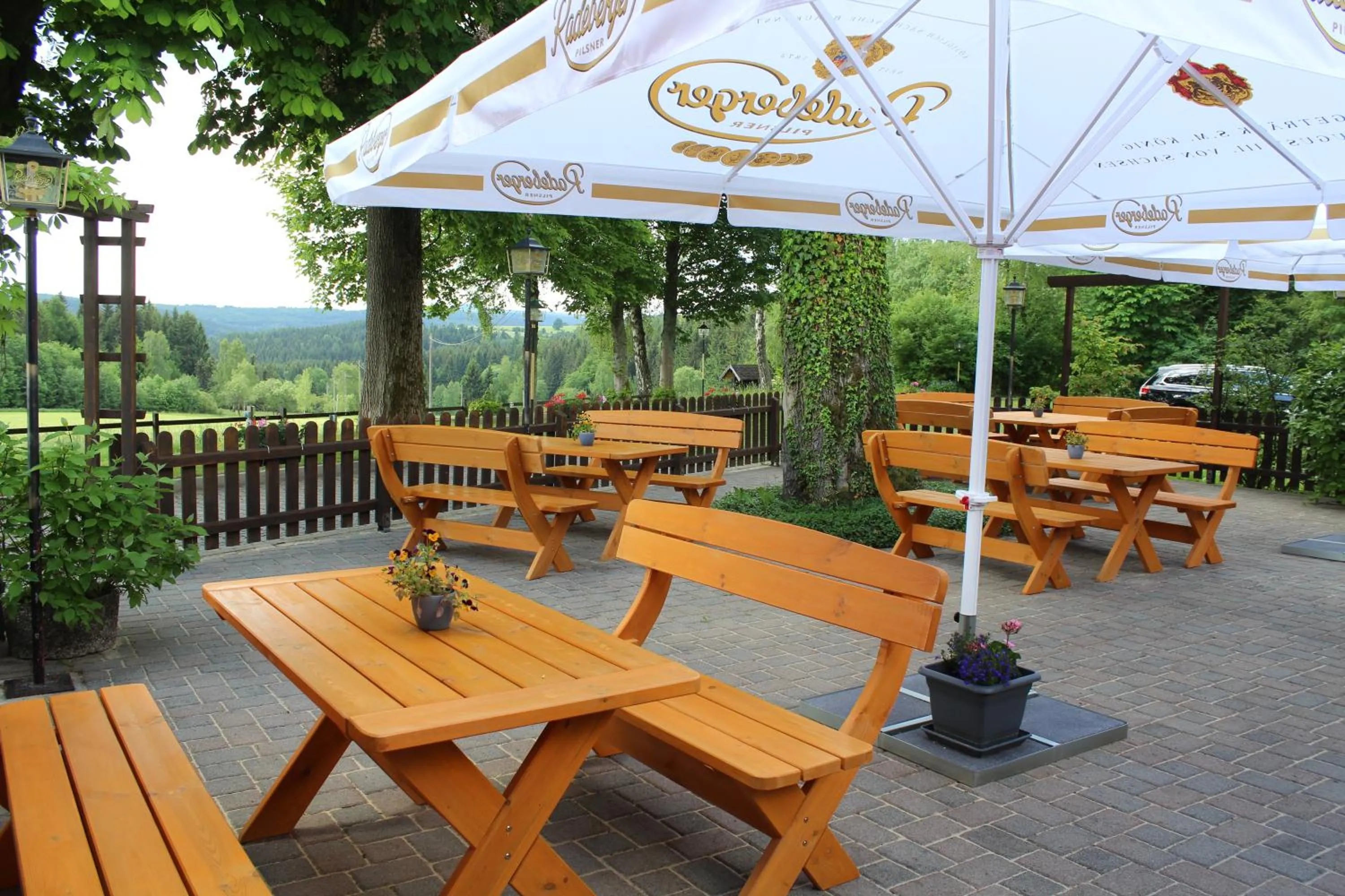 Balcony/Terrace in Hotel Heilbrunnen