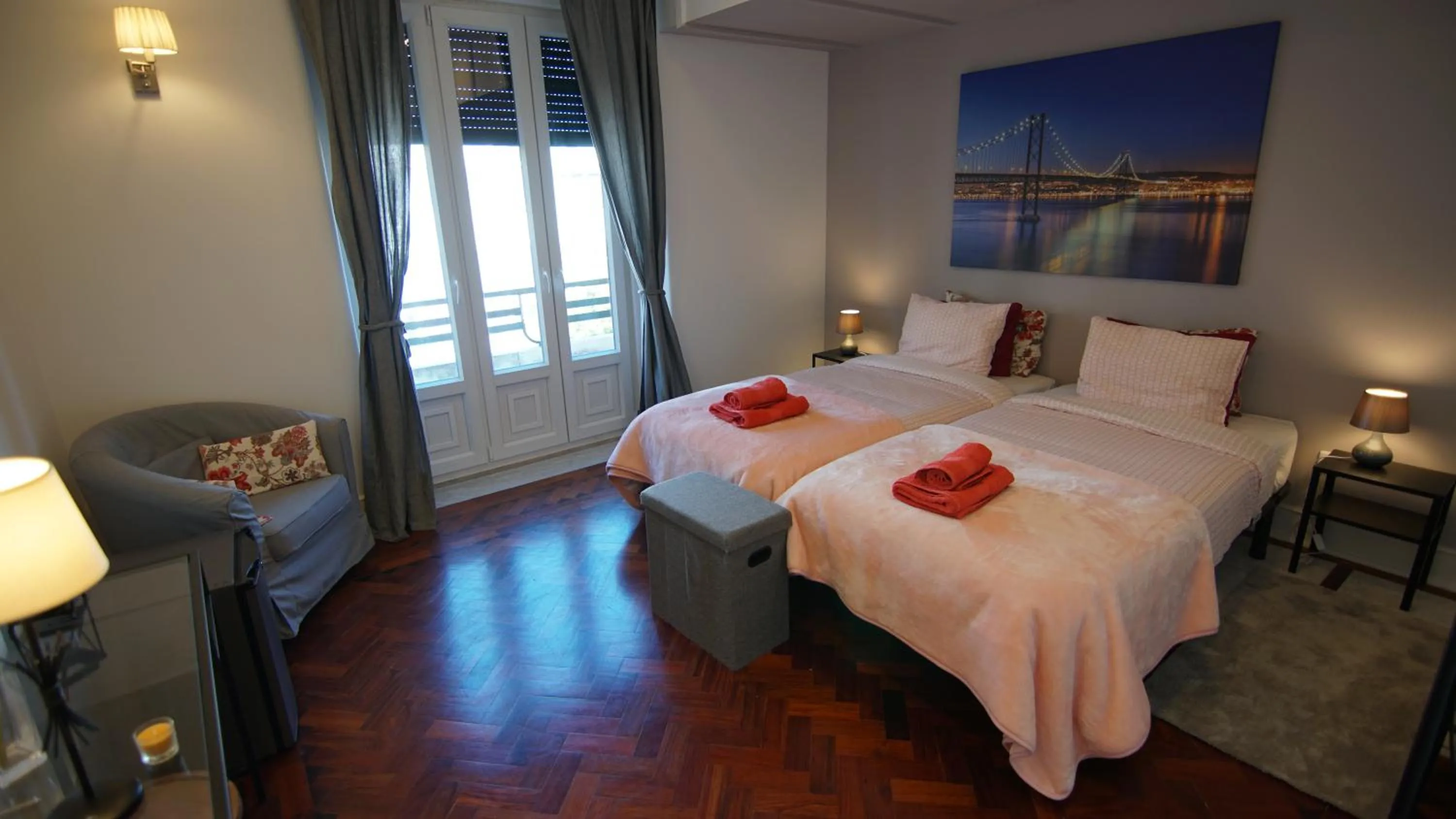 Bed in Avenida Cozy Apartment