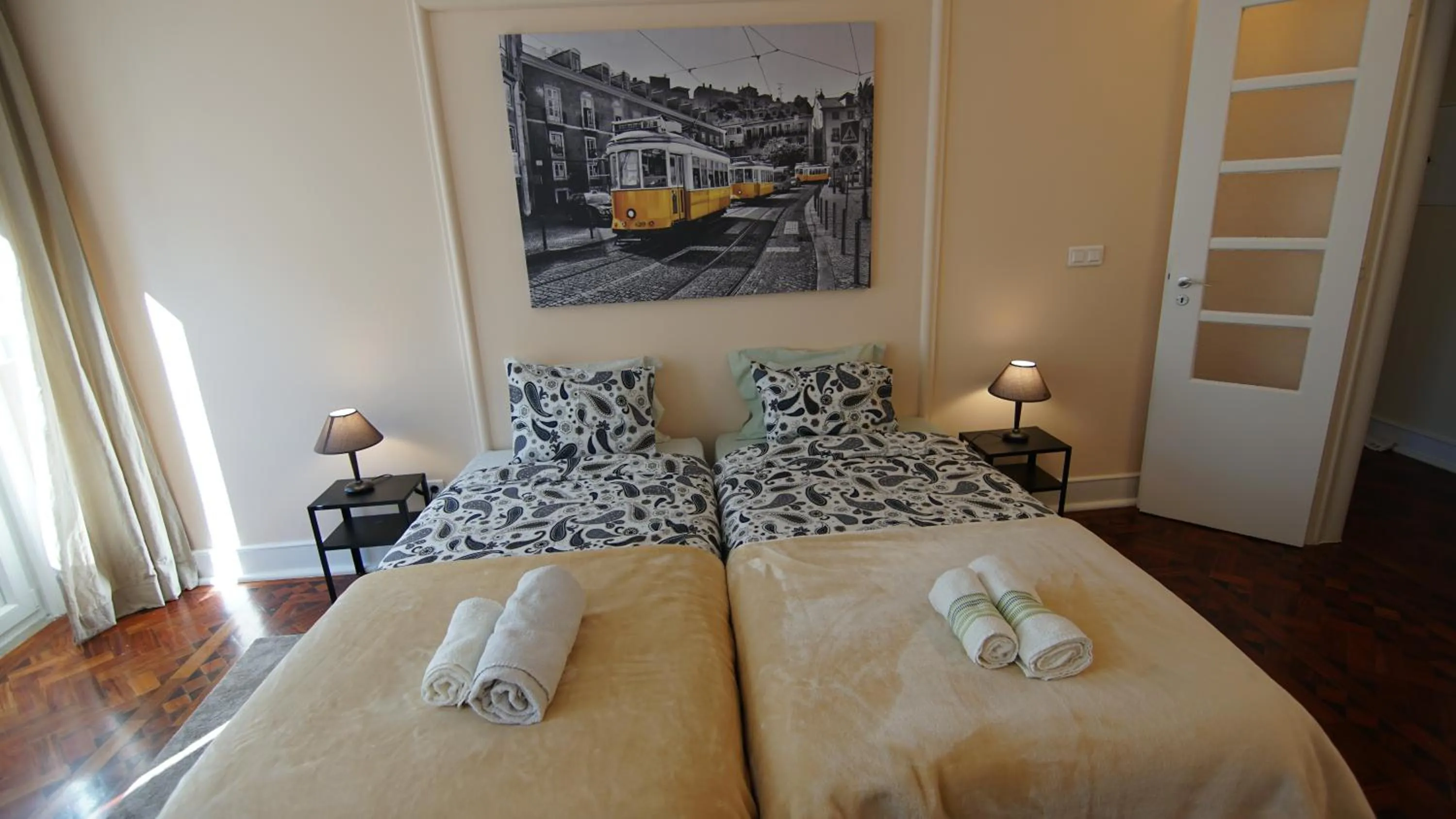 Bed in Avenida Cozy Apartment