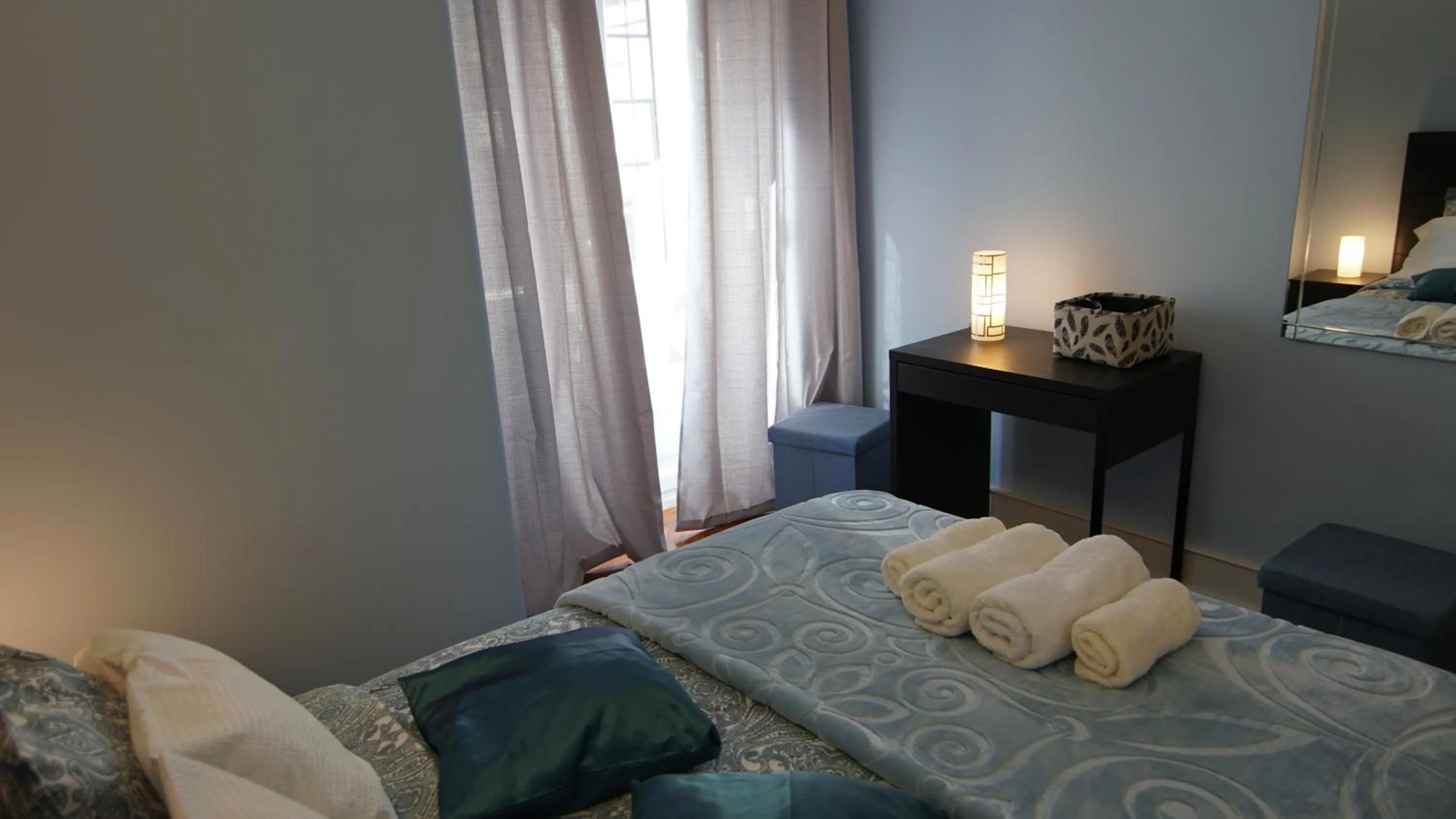Bed in Avenida Cozy Apartment