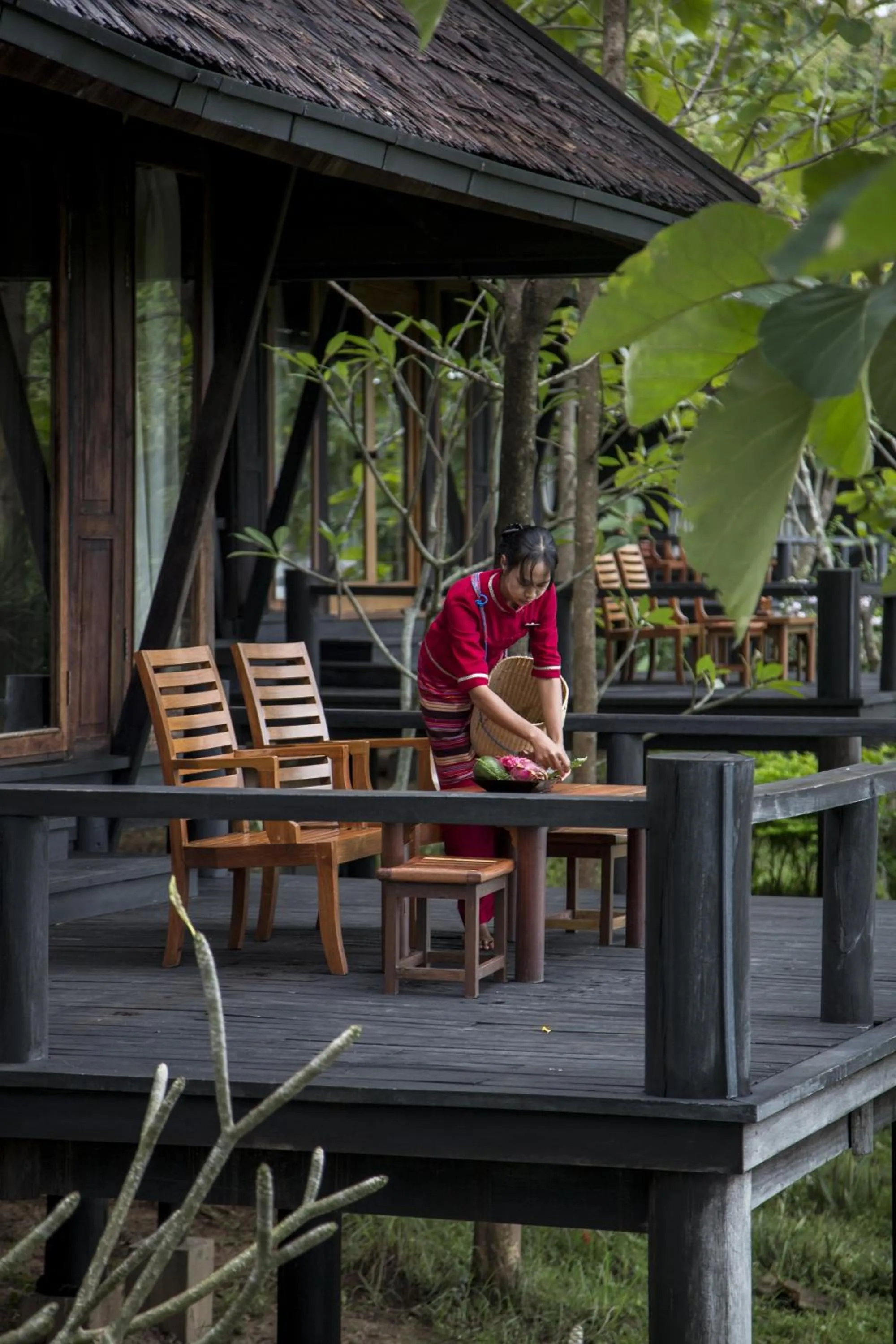 Balcony/Terrace in Villa Inle Boutique Resort