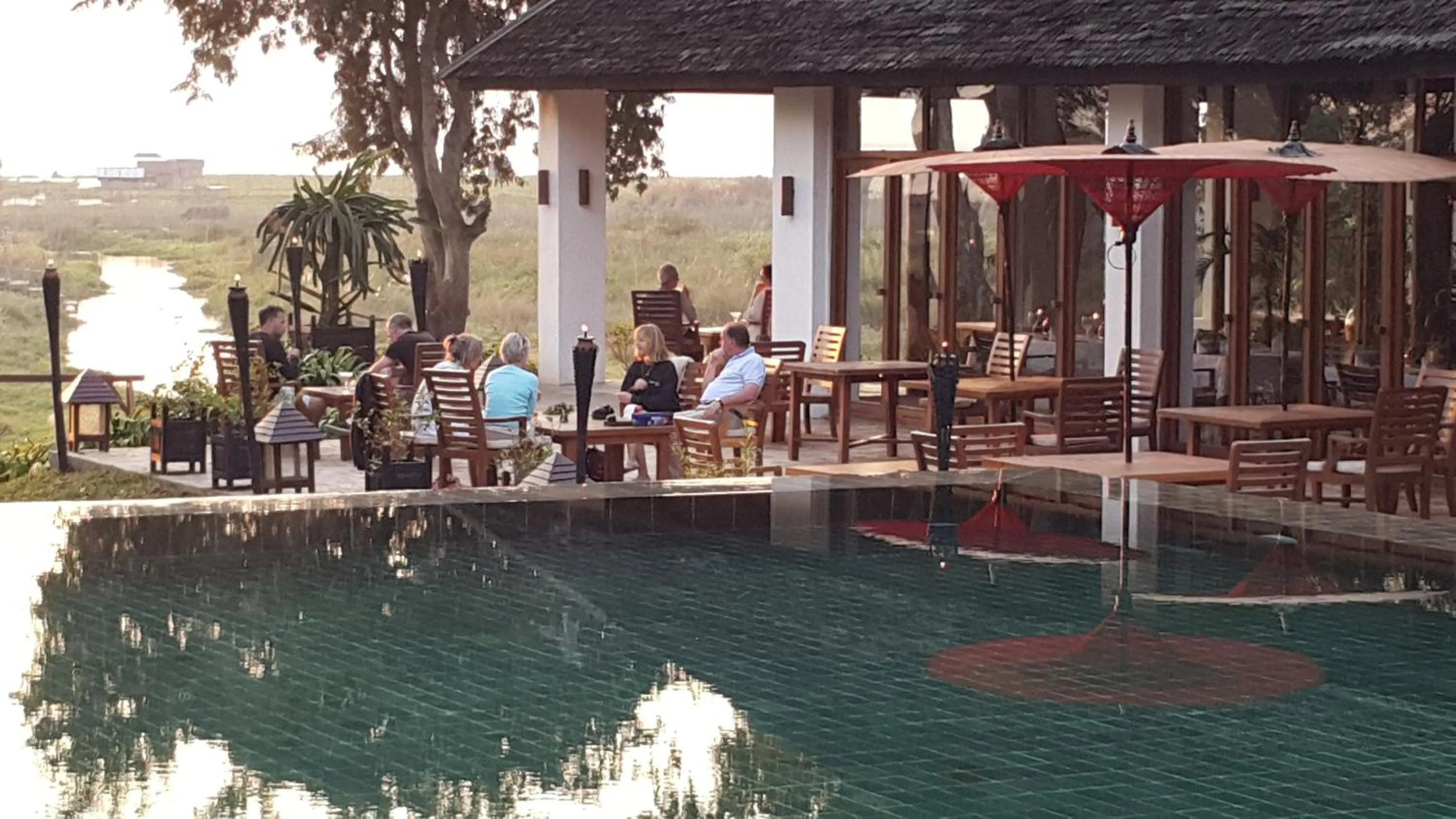 Swimming pool in Villa Inle Boutique Resort