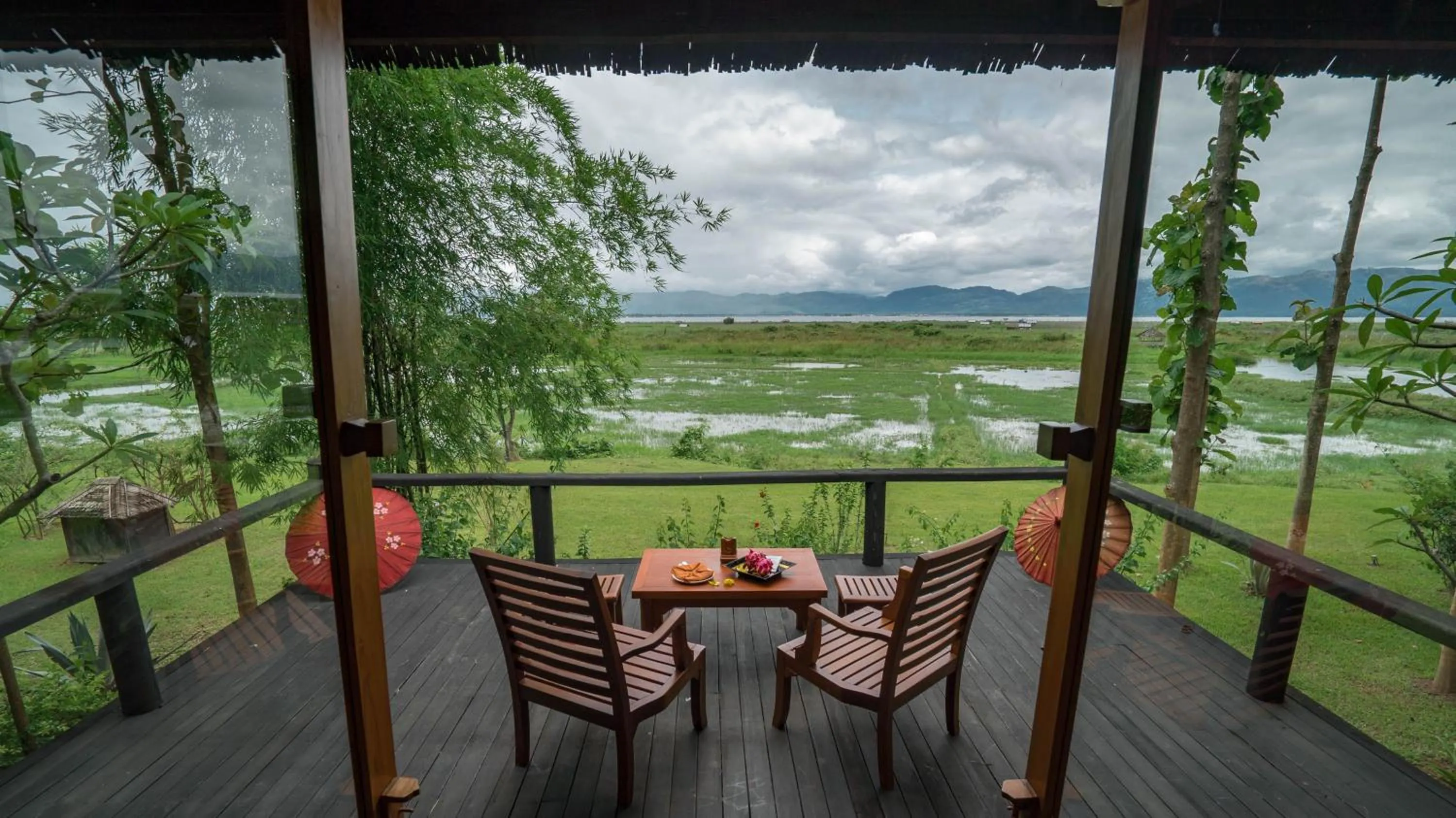 Balcony/Terrace in Villa Inle Boutique Resort