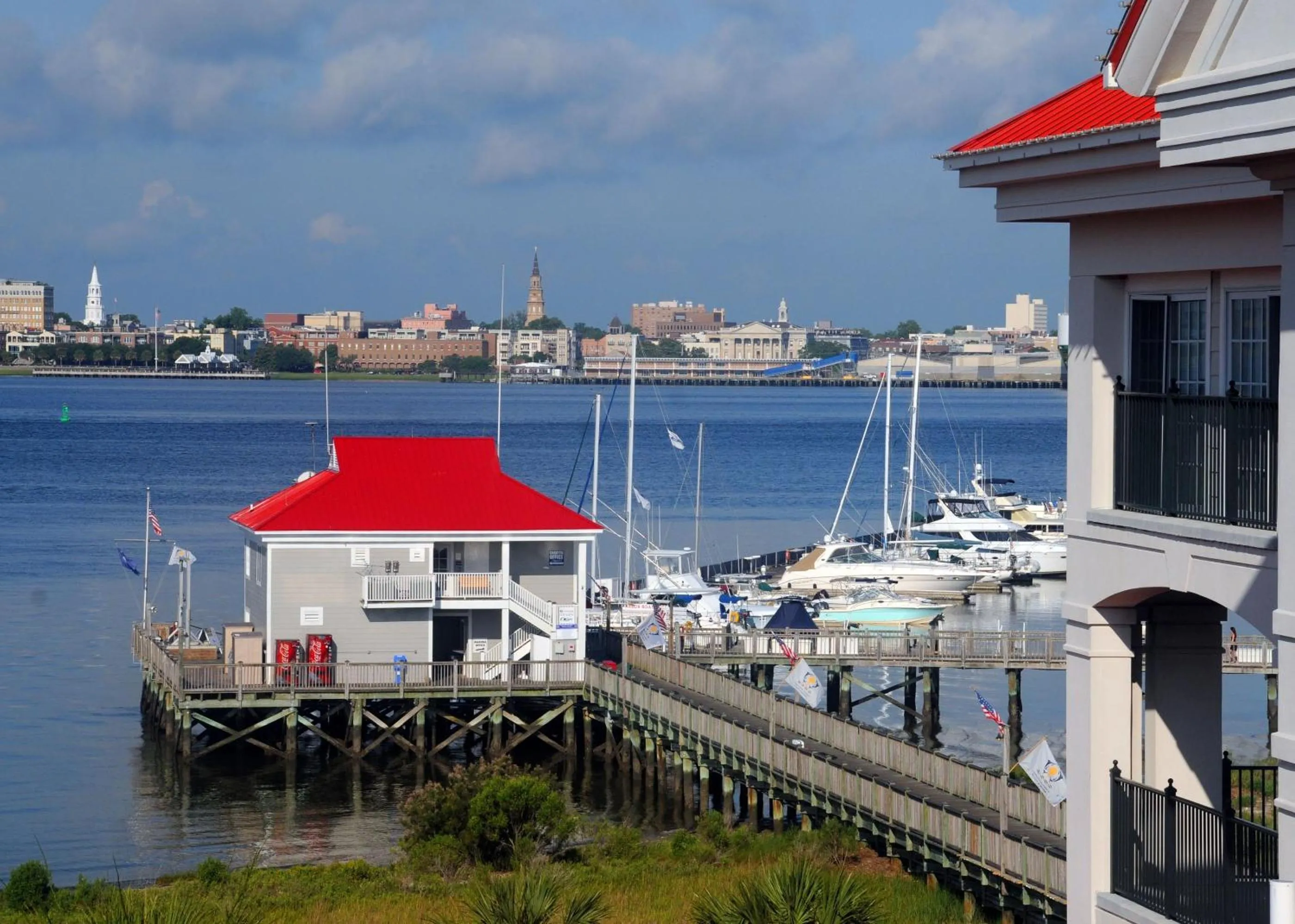 Facade/entrance in Harborside at Charleston Harbor Resort and Marina