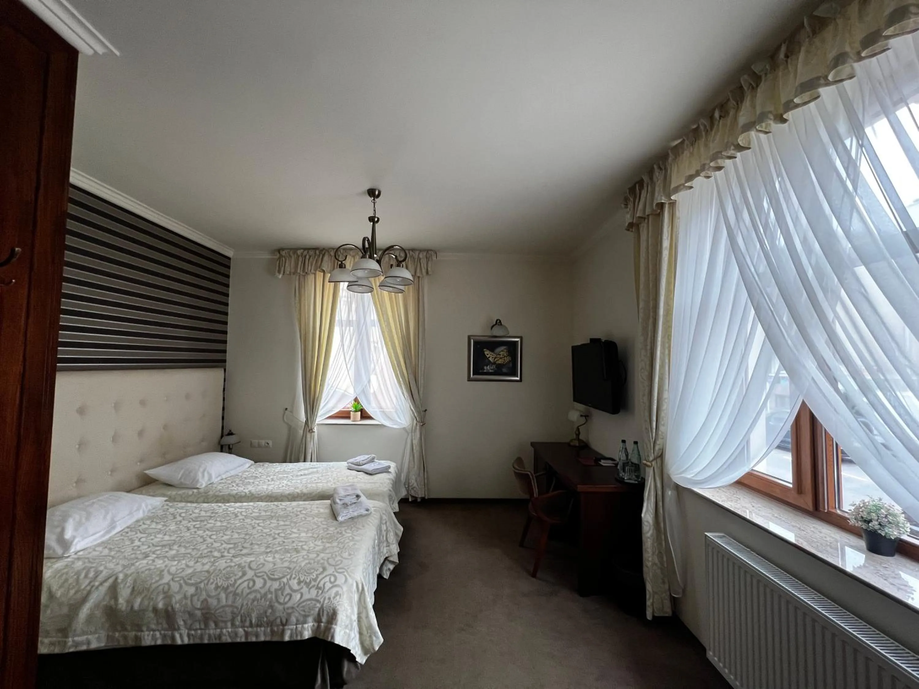 Bed in Hotel Fryderyk