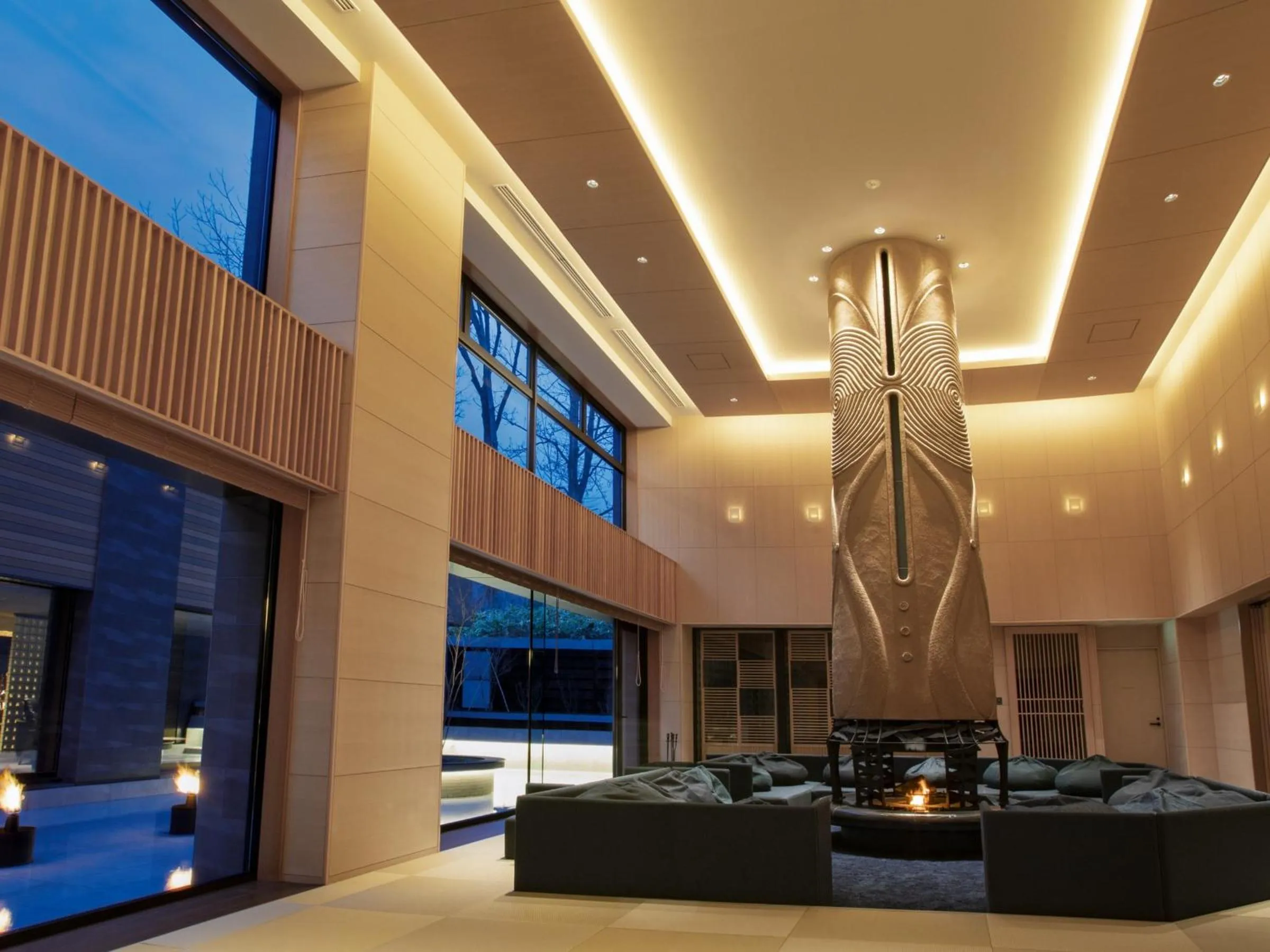 Lounge or bar in Lake Shikotsu Tsuruga Bessou AO no ZA