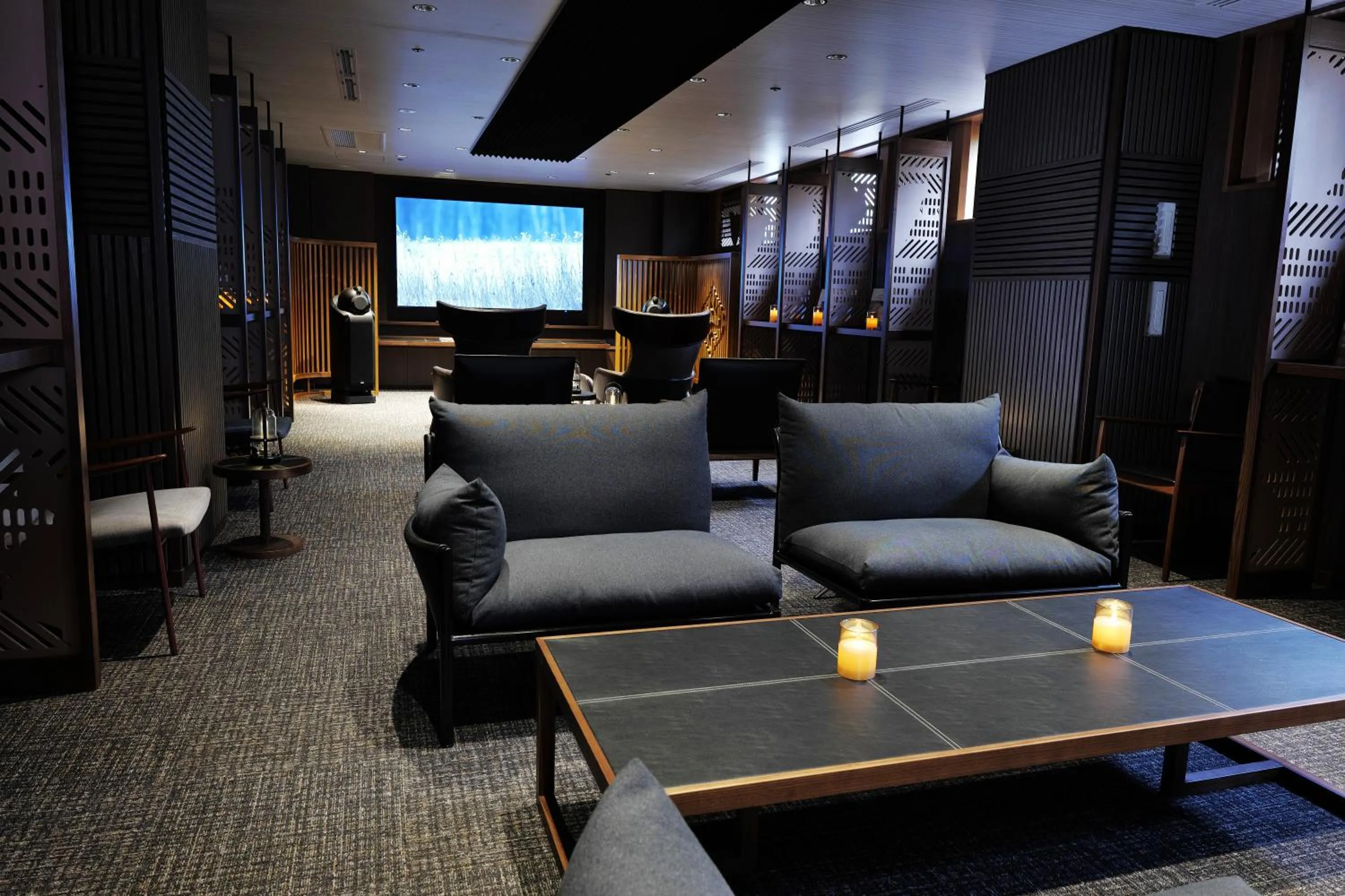 Communal lounge/ TV room in Lake Shikotsu Tsuruga Bessou AO no ZA