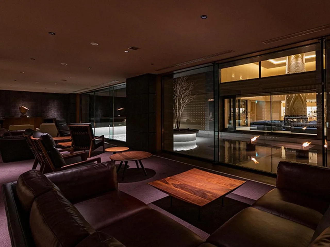 Lounge or bar in Lake Shikotsu Tsuruga Bessou AO no ZA