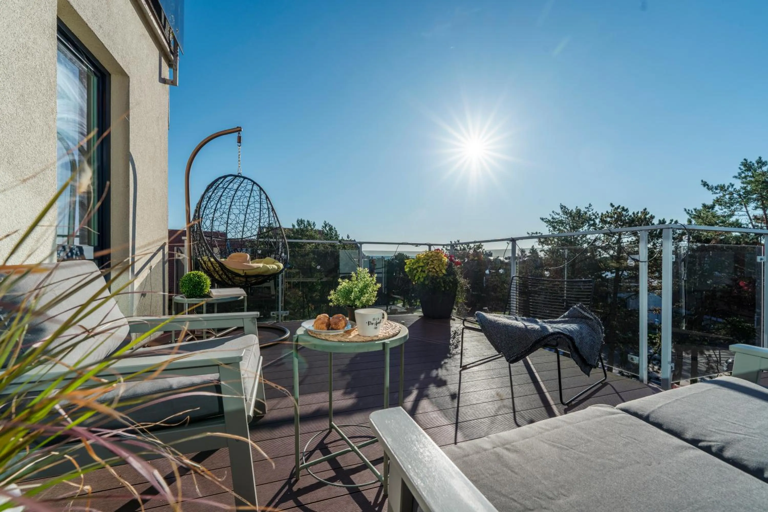 Balcony/Terrace in Visit Nida Apartments