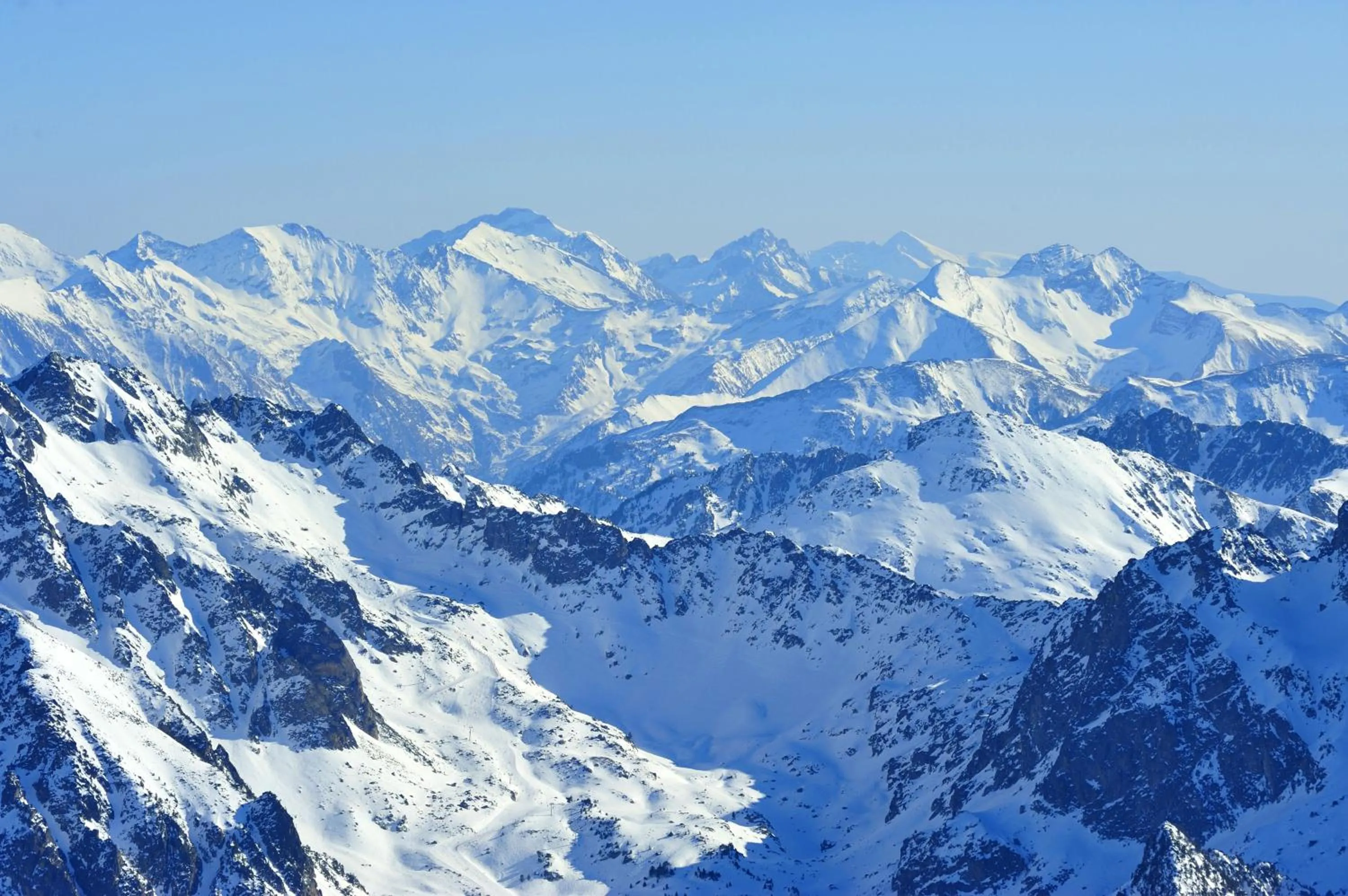 Bird's eye view in Résidence Azureva La Mongie