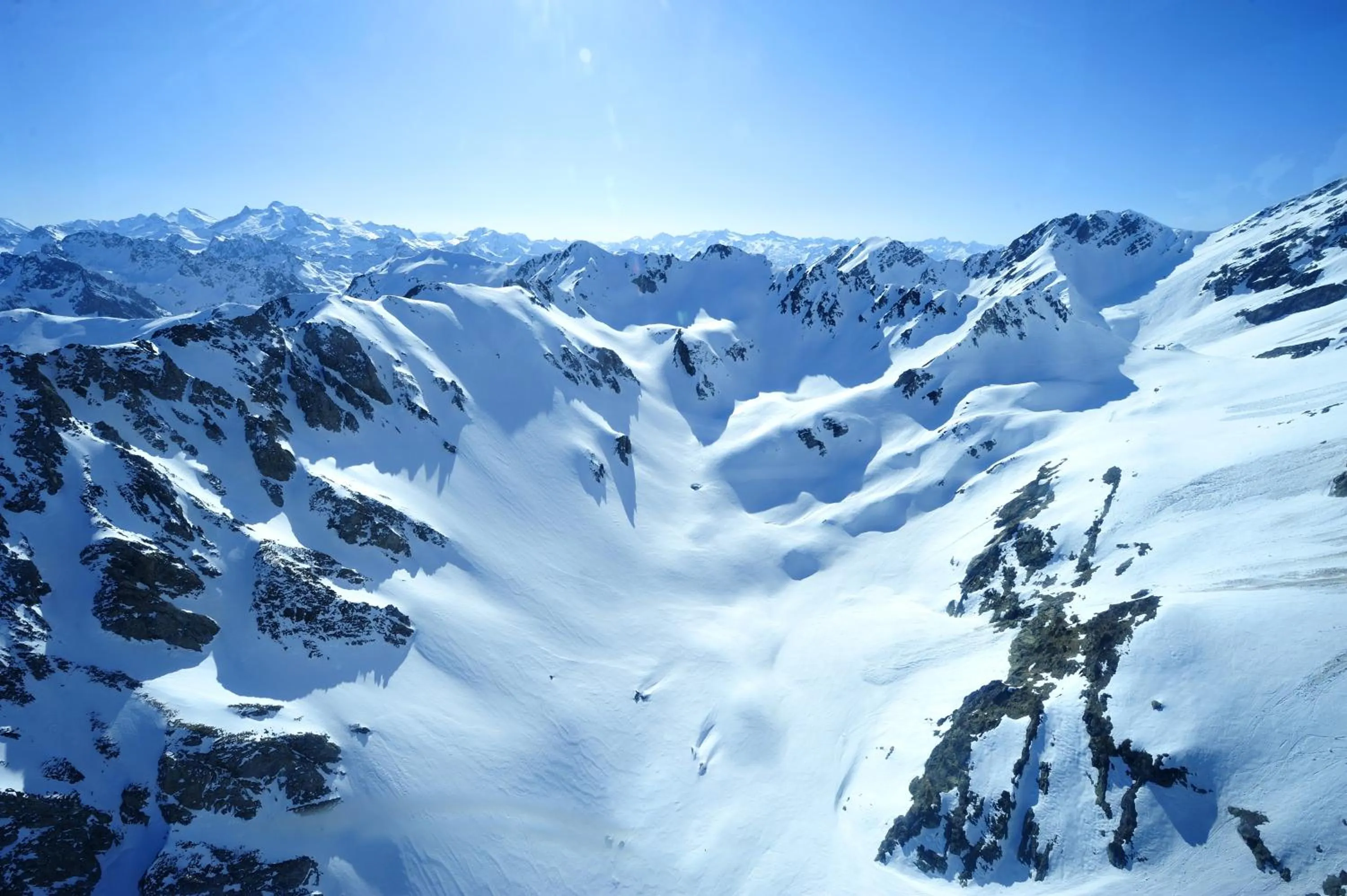 Bird's eye view in Résidence Azureva La Mongie