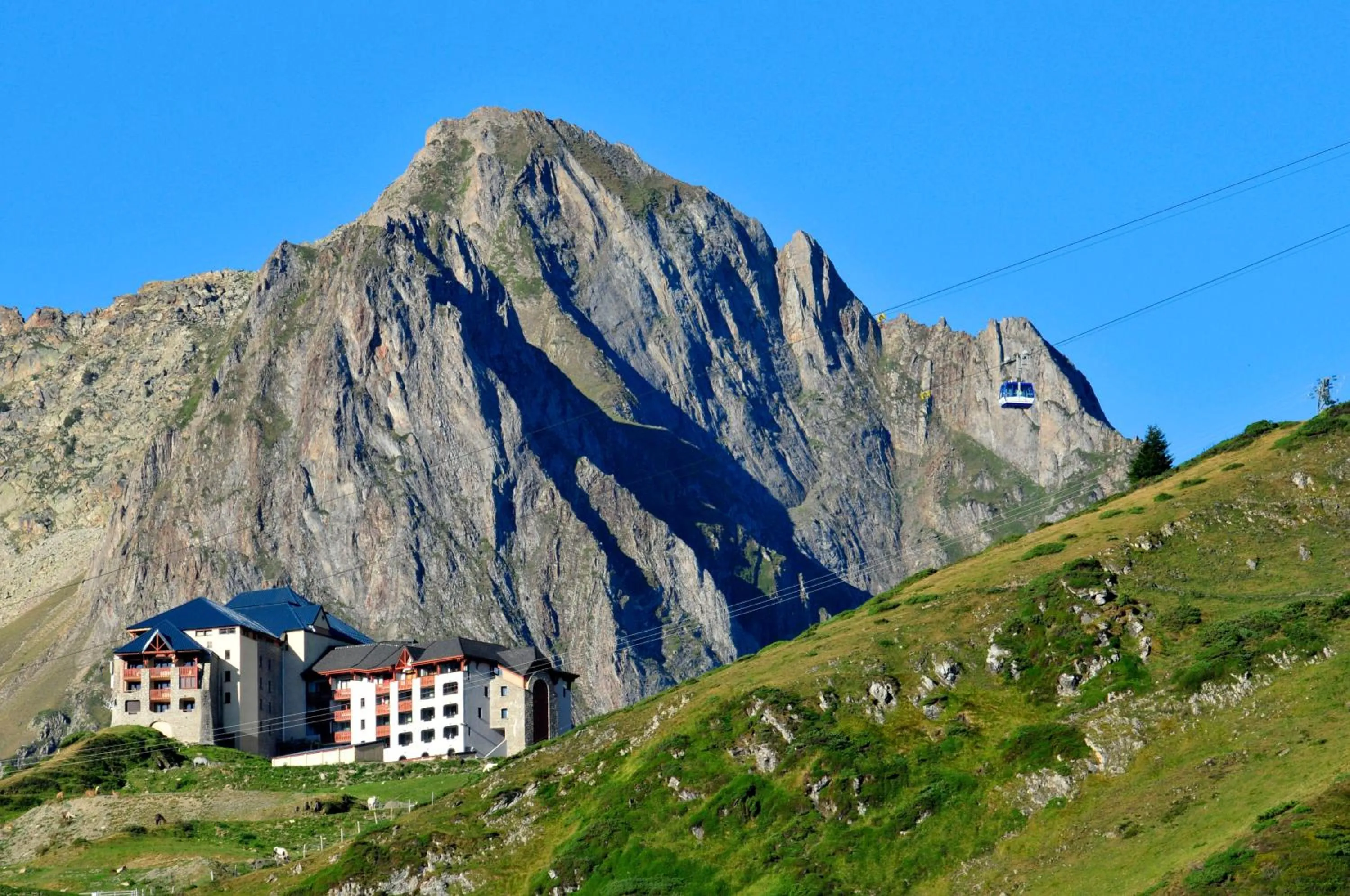 Bird's eye view in Résidence Azureva La Mongie