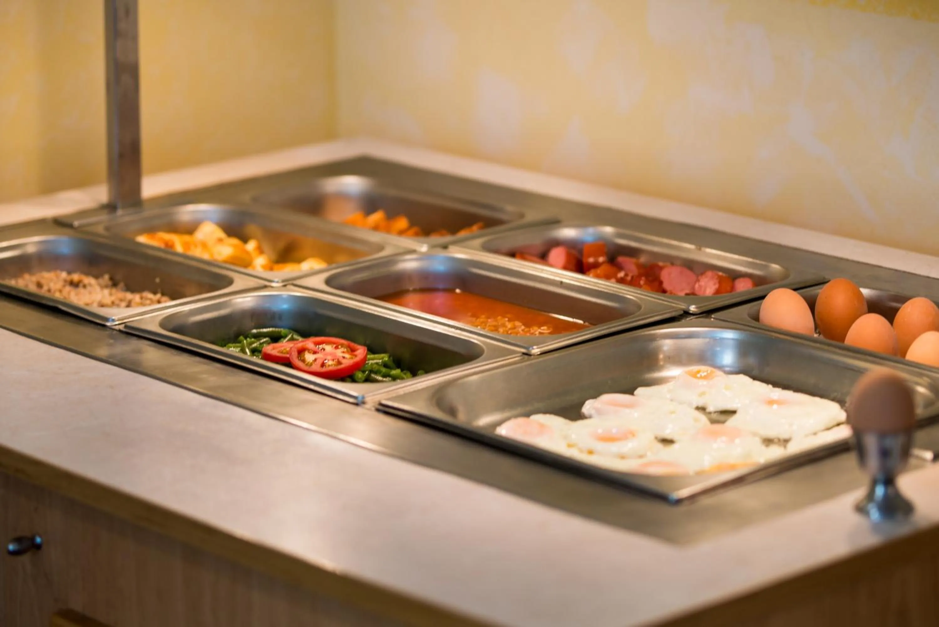 Buffet breakfast in Atlant Hotel