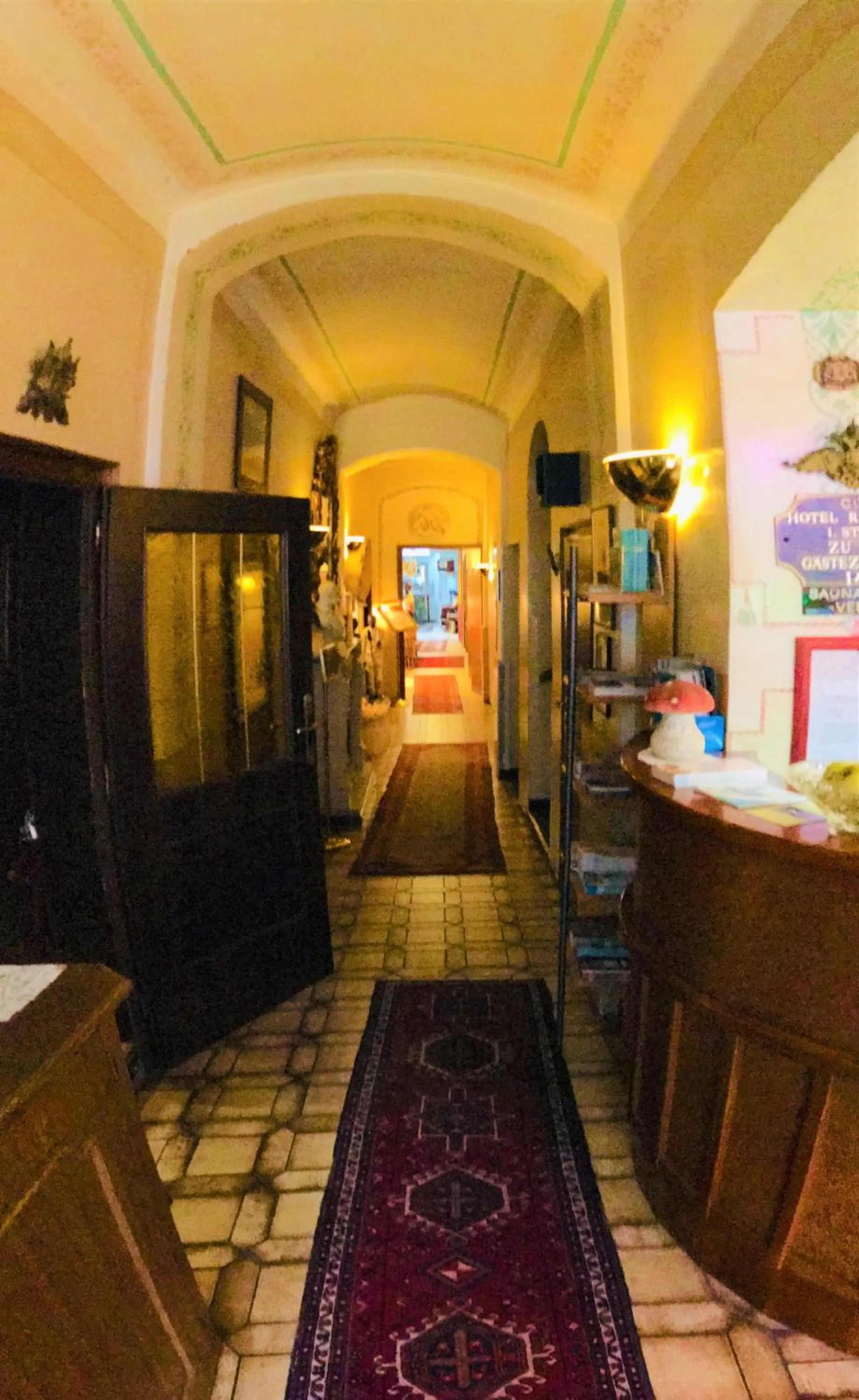 Lobby or reception, Bed in Cityhotel Ratheiser