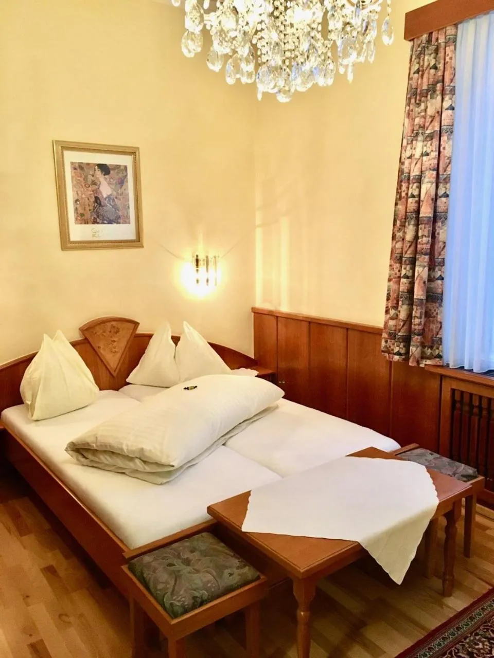 Bed in Cityhotel Ratheiser