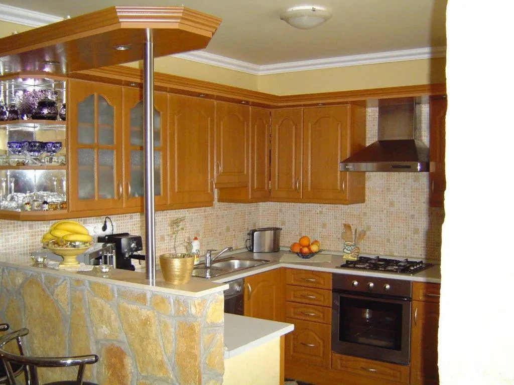 Kitchen or kitchenette in Janus Apartman