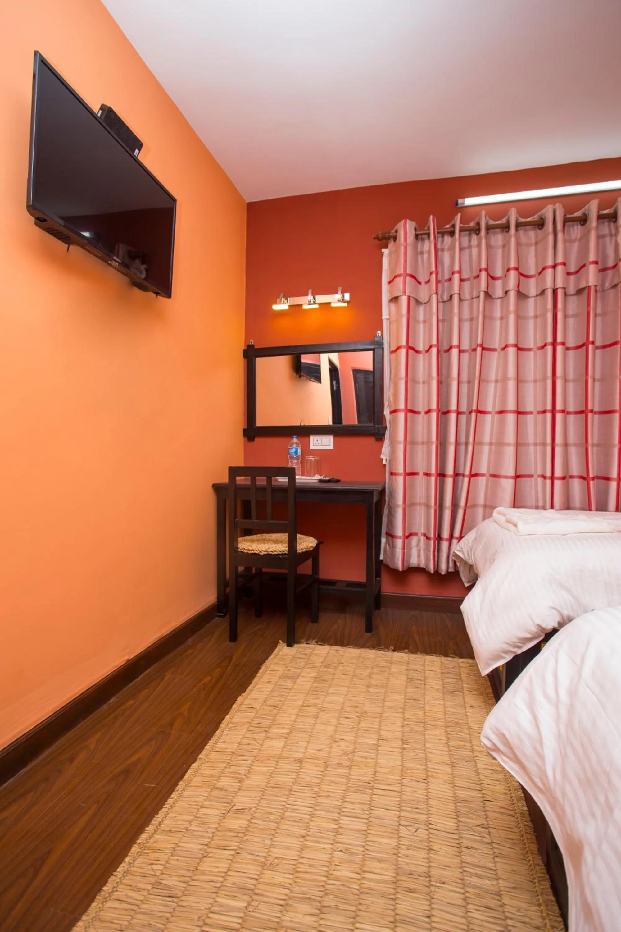 Decorative detail, Bed in Gurung's Home