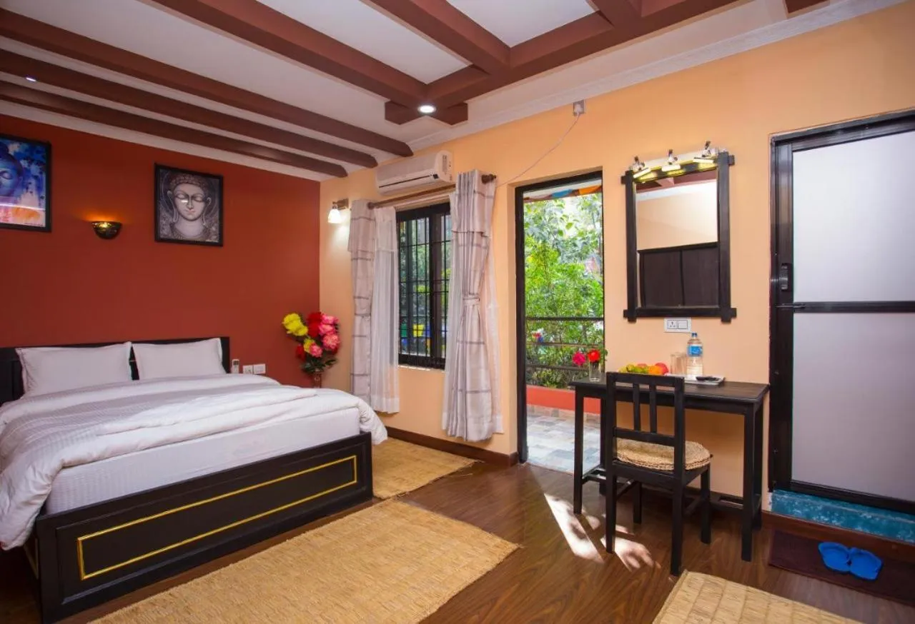 Photo of the whole room, Bed in Gurung's Home