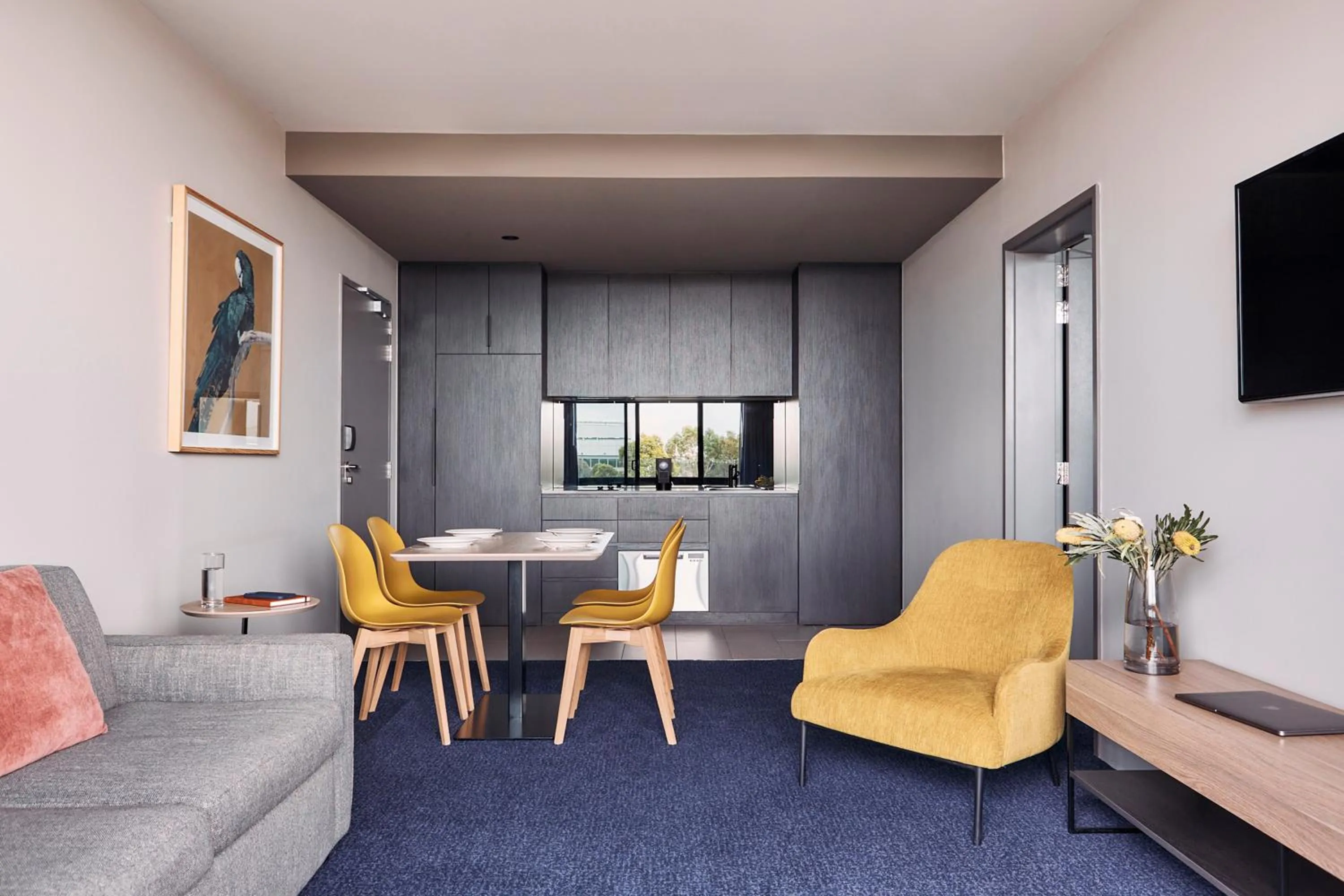 Living room in Mantra Melbourne Epping