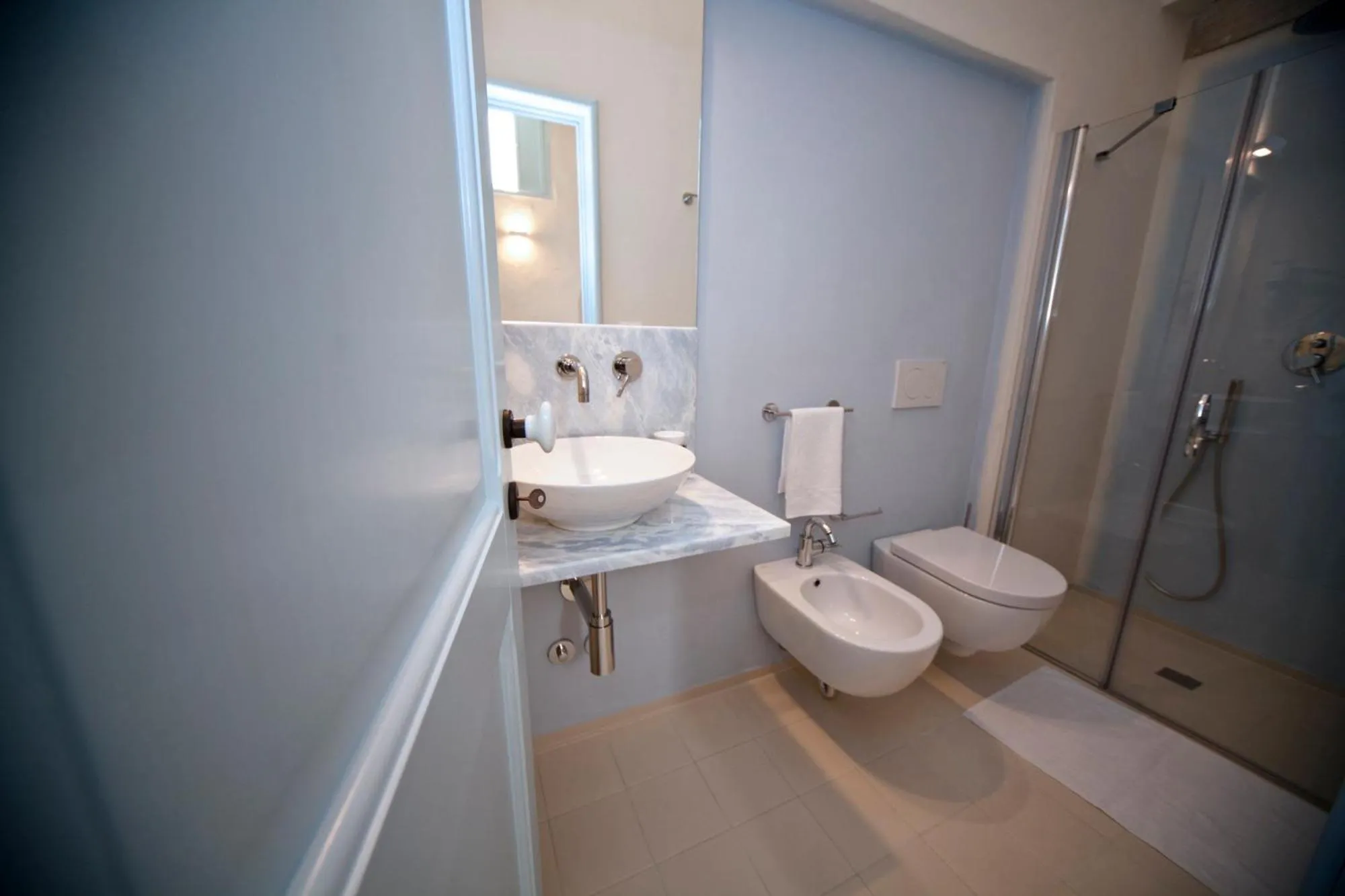 Shower in B&B Palazzo del Capitolo - By I Bastioni San Domenico