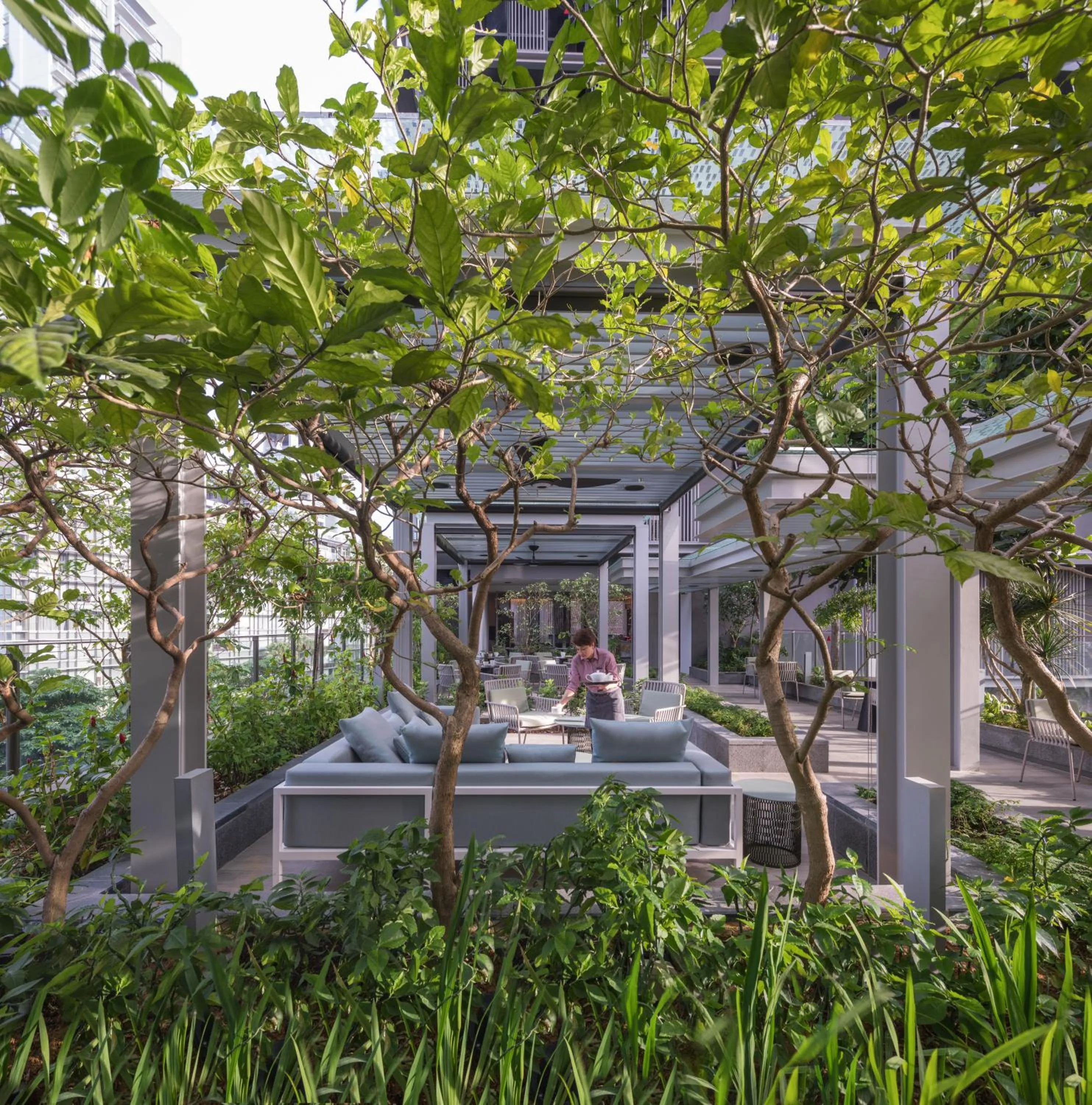 Garden in Fraser Residence Orchard Singapore