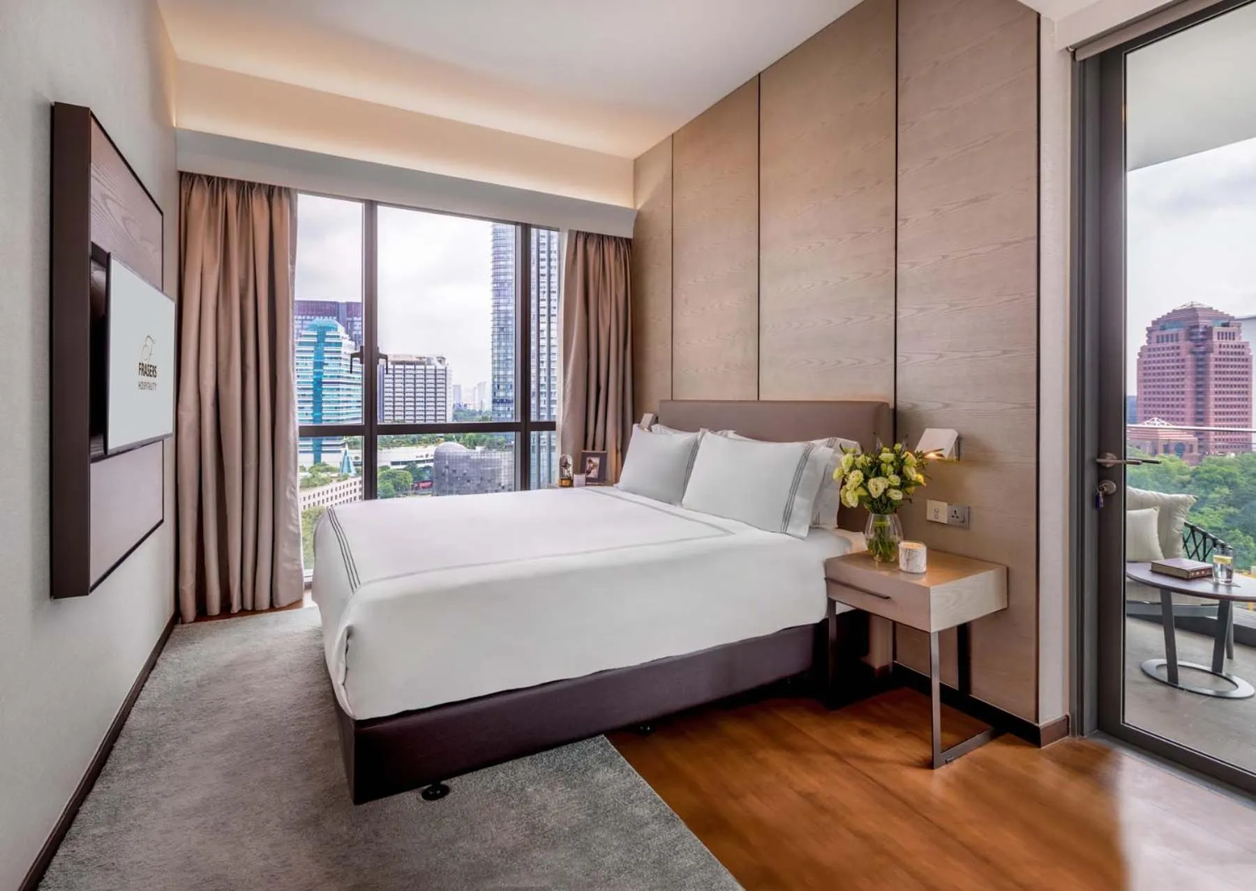 Bed in Fraser Residence Orchard Singapore