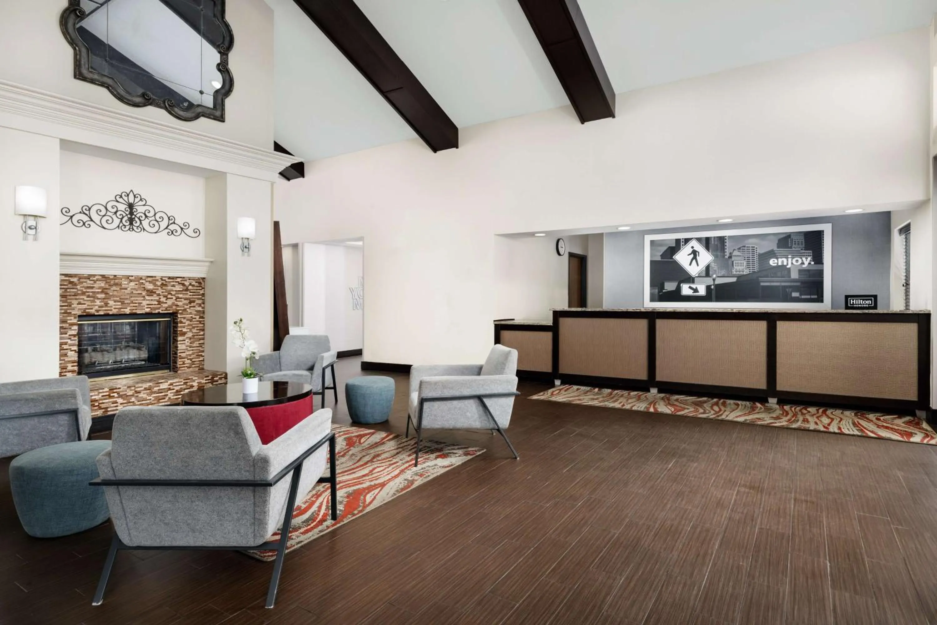 Lobby or reception in Hampton Inn & Suites Fort Wayne-North