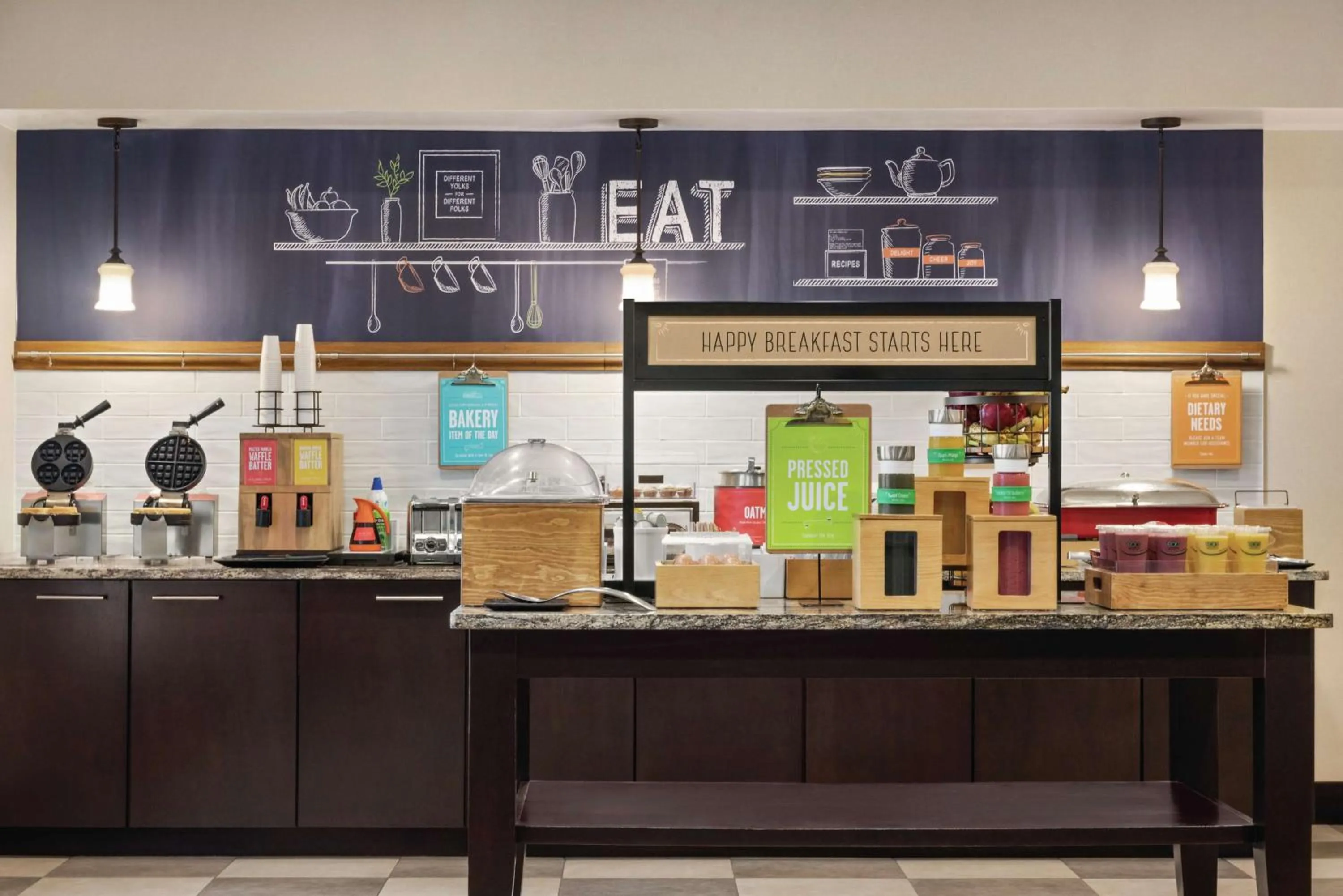 Breakfast in Hampton Inn & Suites Fort Wayne-North