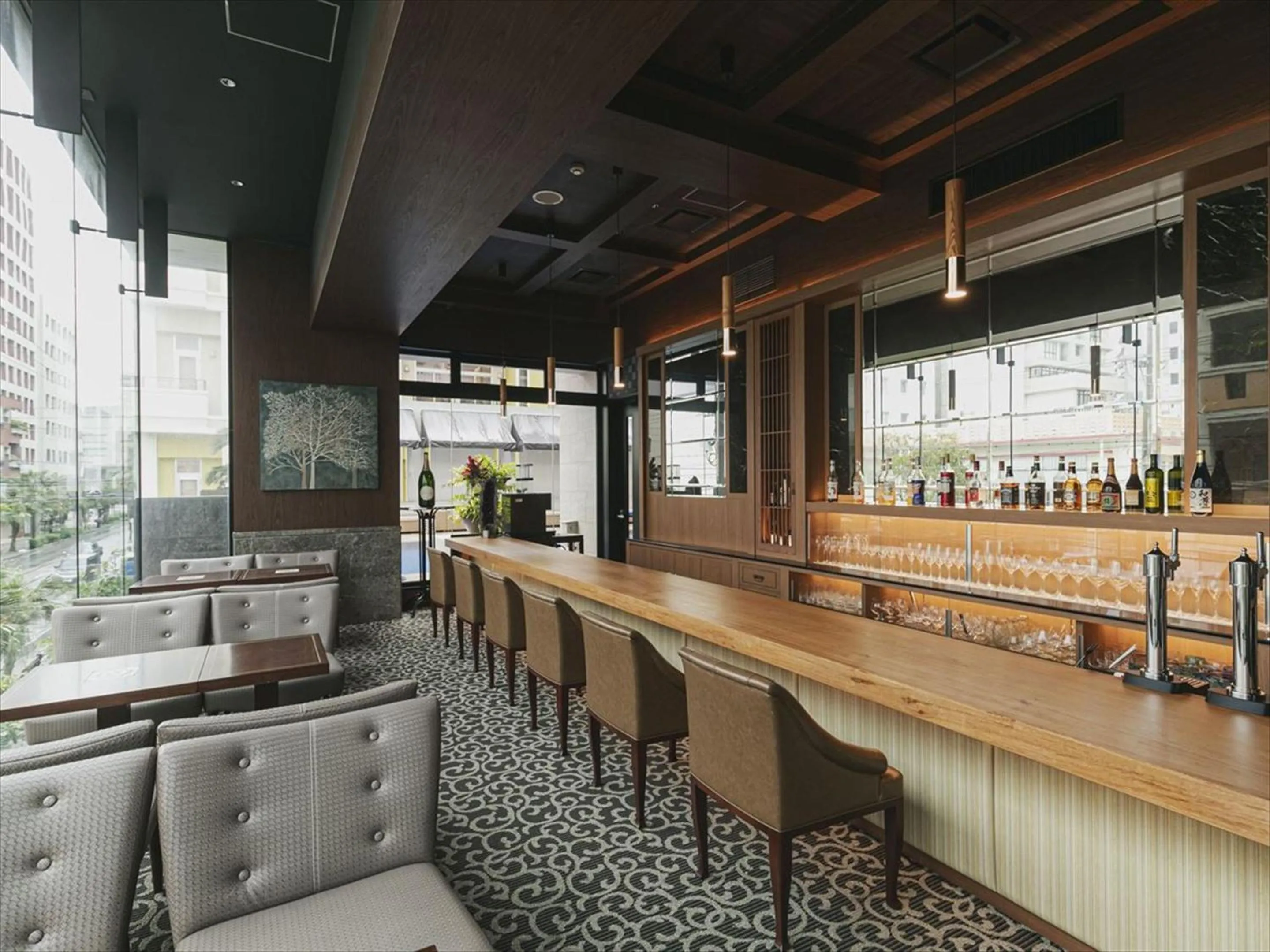 Lounge or bar in Okinawa EXES Naha