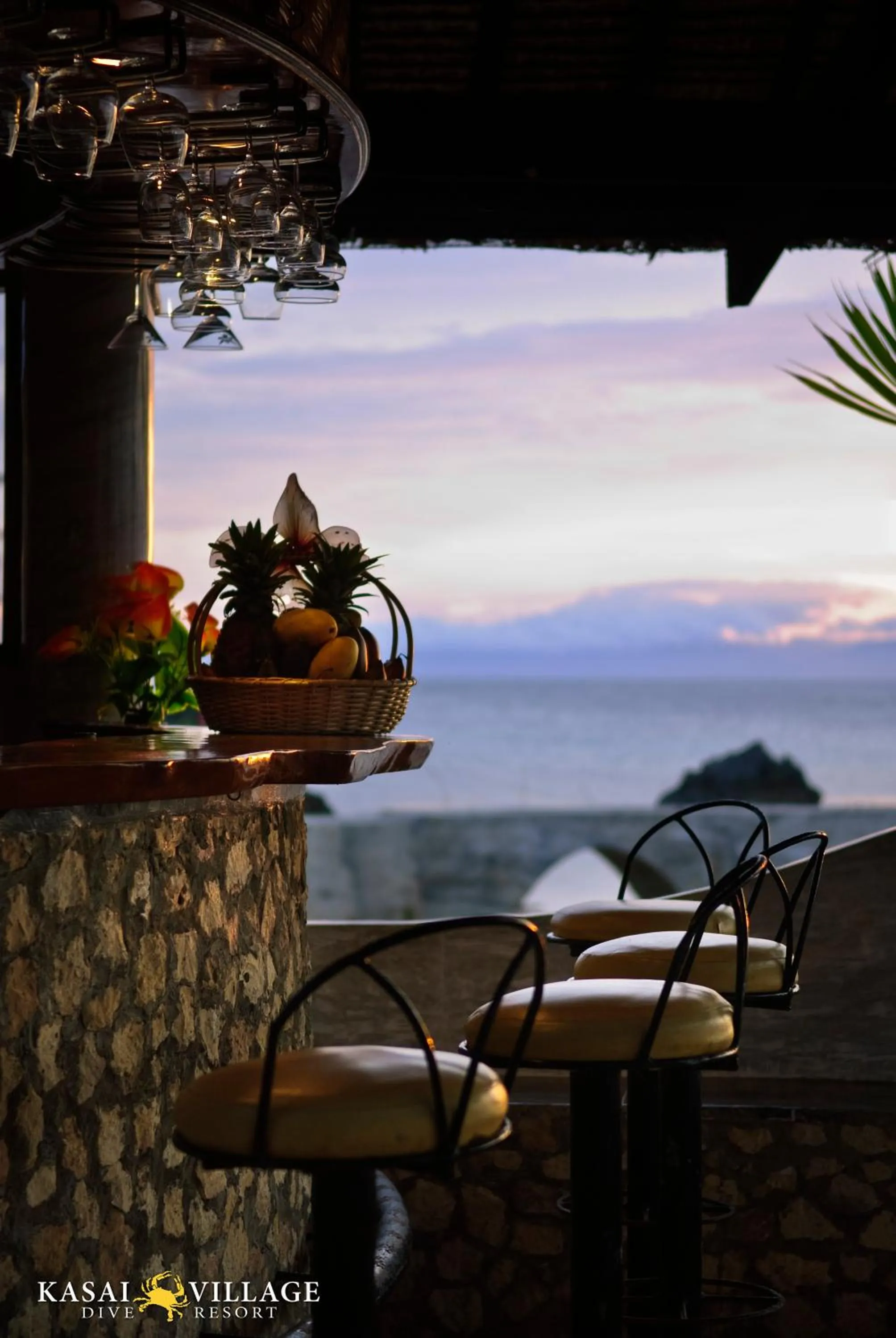 Lounge or bar in Kasai Village Dive Resort